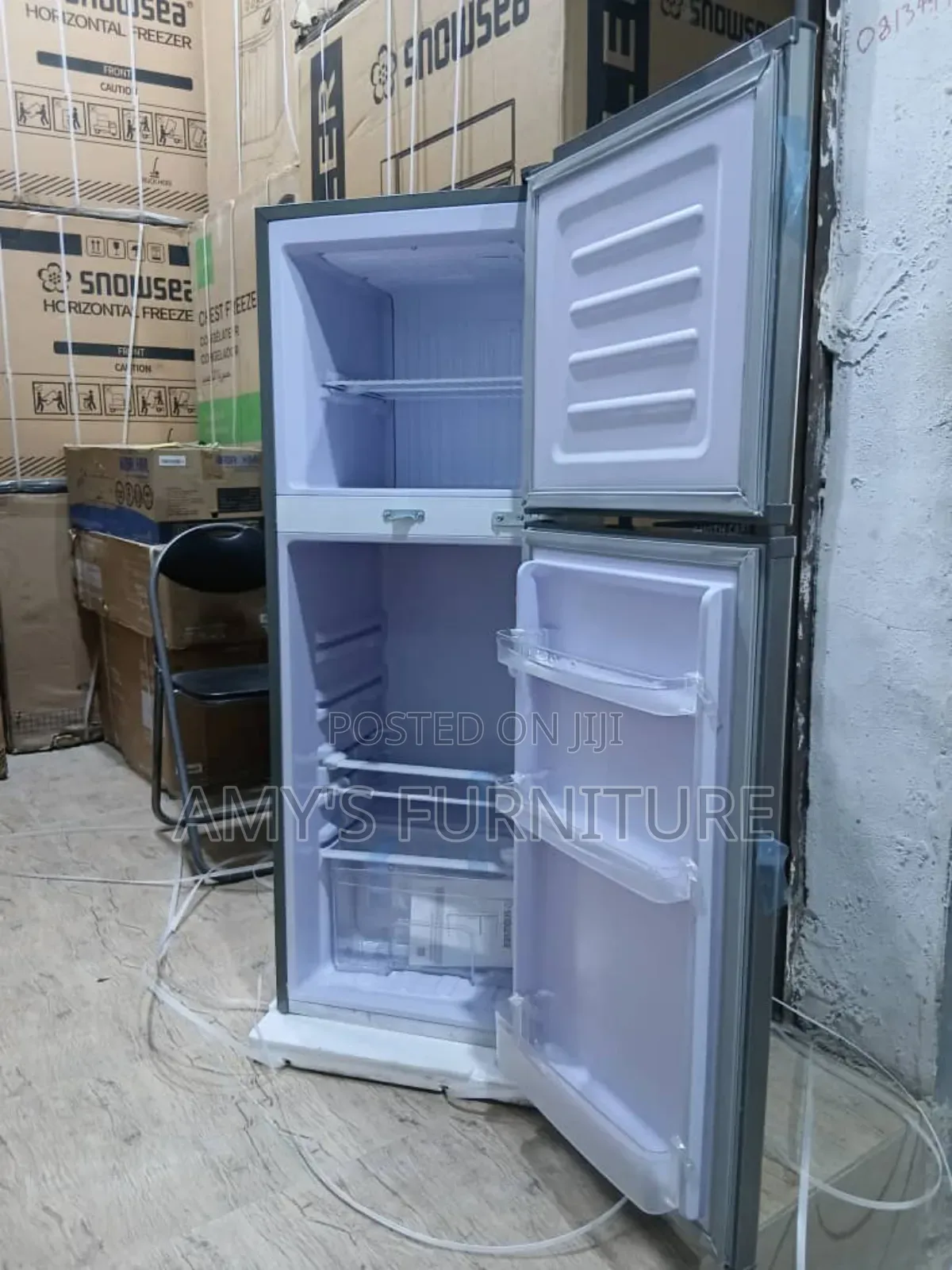 Standing Freezer With Double Doors