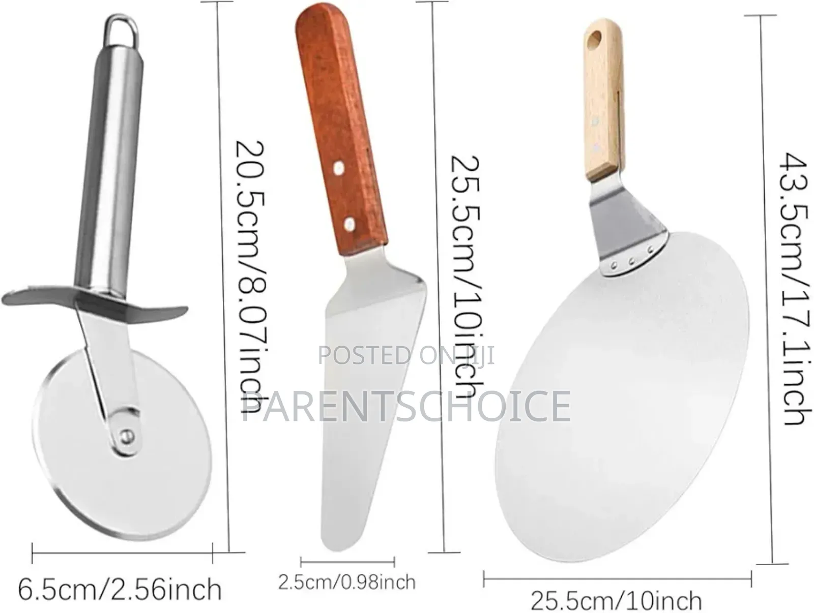 Pizza Accessories Pizza Oven Cutter With Wooden Handle