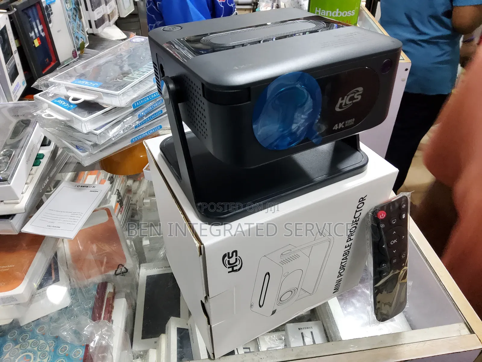 HCS Mini Portable Projector: Your 200" Pocket Cinema Gaming Station