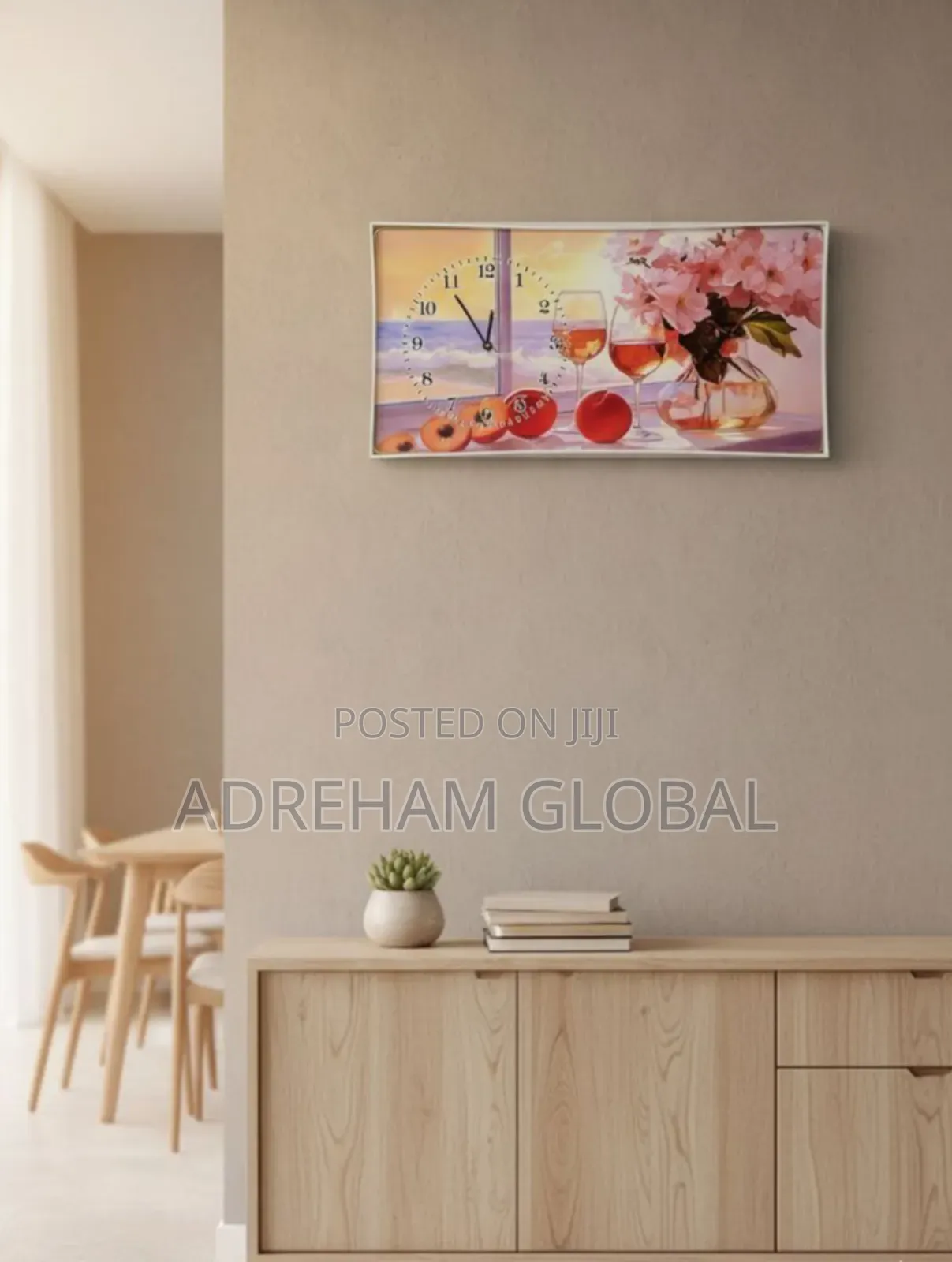 40by80 Beautiful Art Wall Clock