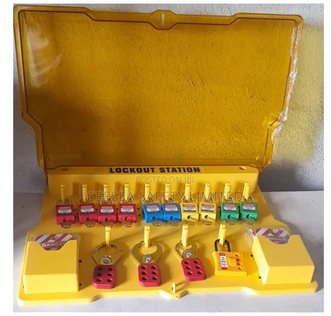 Electrical Lockout and Tagout Station