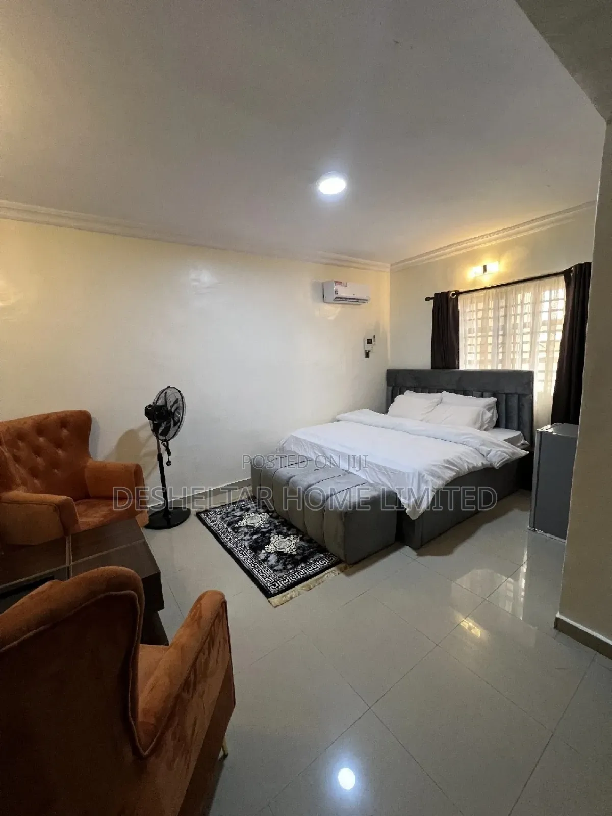 Furnished 1bdrm Block of Flats for rent