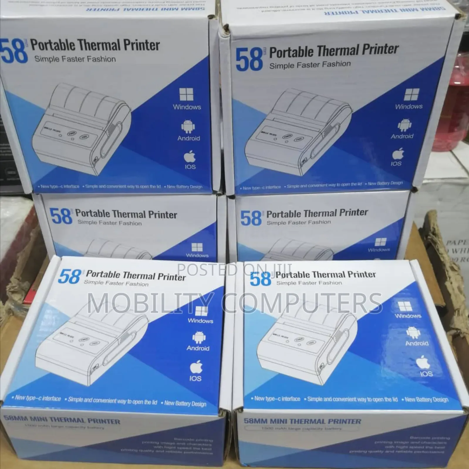 58mm Portable Thermal Printer