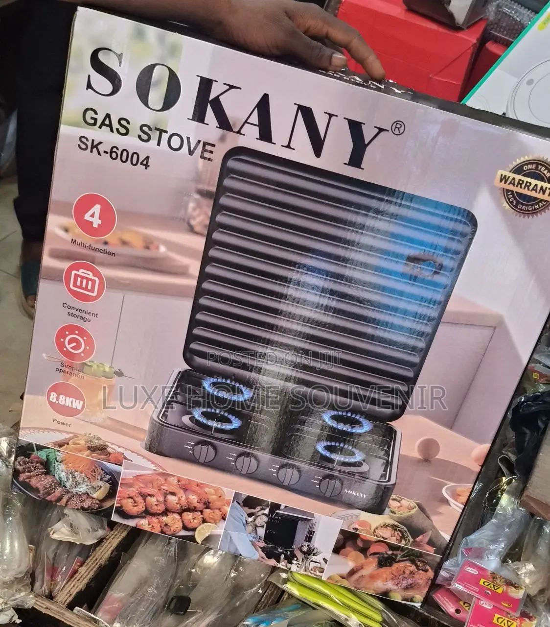Sokany 4 in 1 Gas Stove