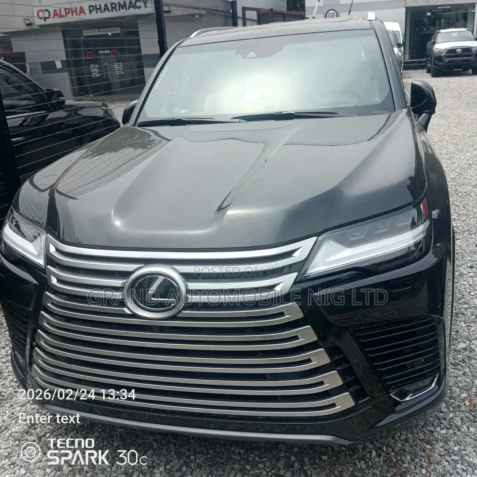 New Lexus LX 2025 Black