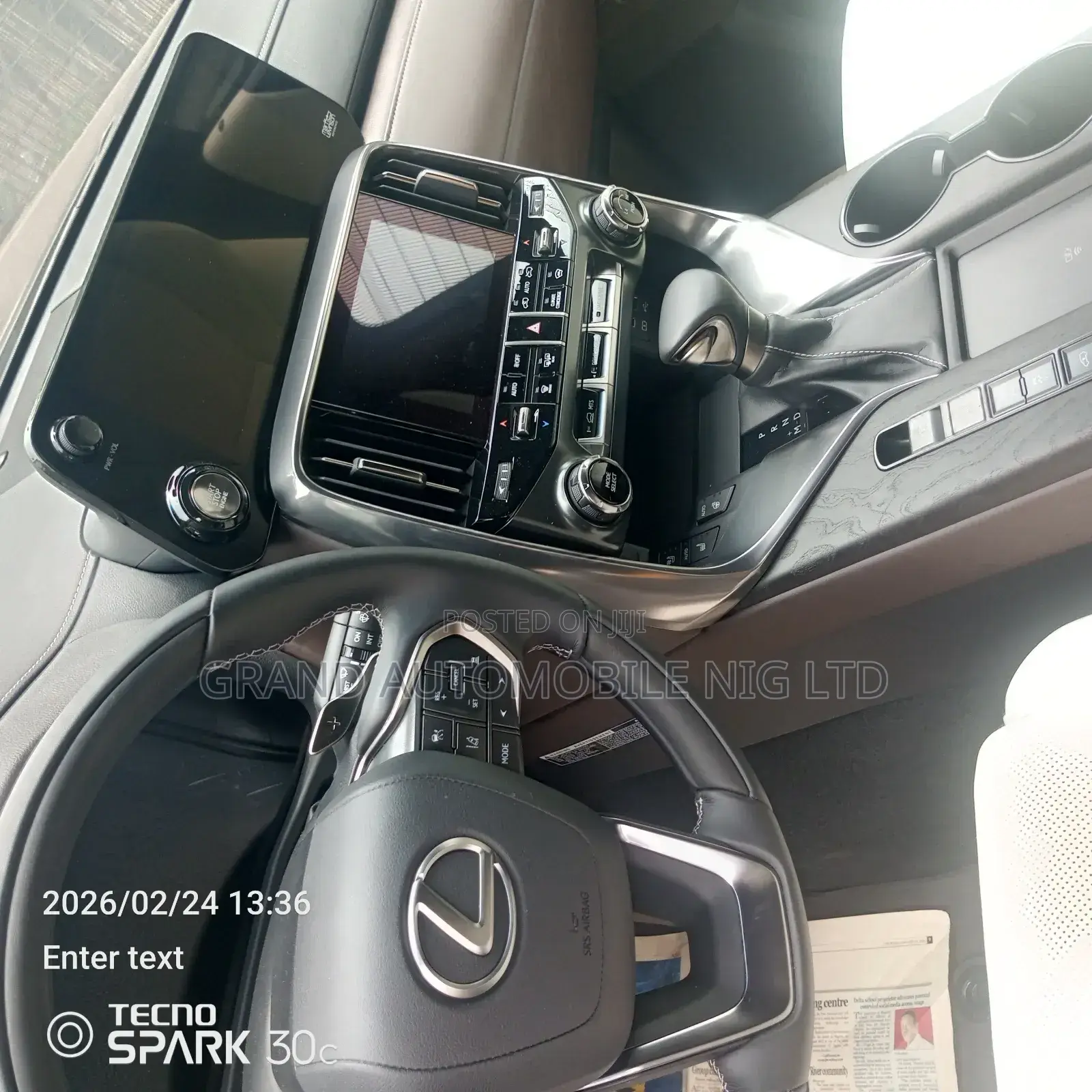 New Lexus LX 2025 Black