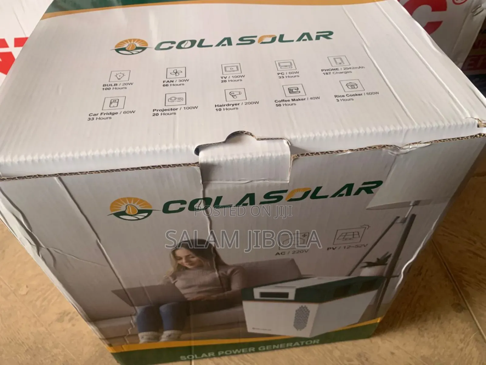 Colasolar Power Generator