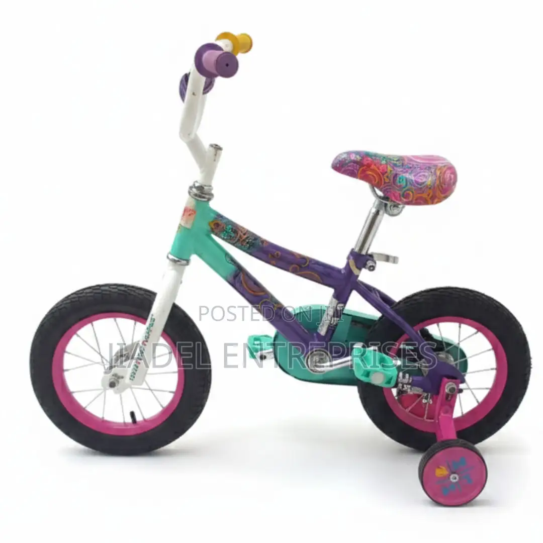 12 Inch Girls Bicycle With Training Wheels – Strong Colorful
