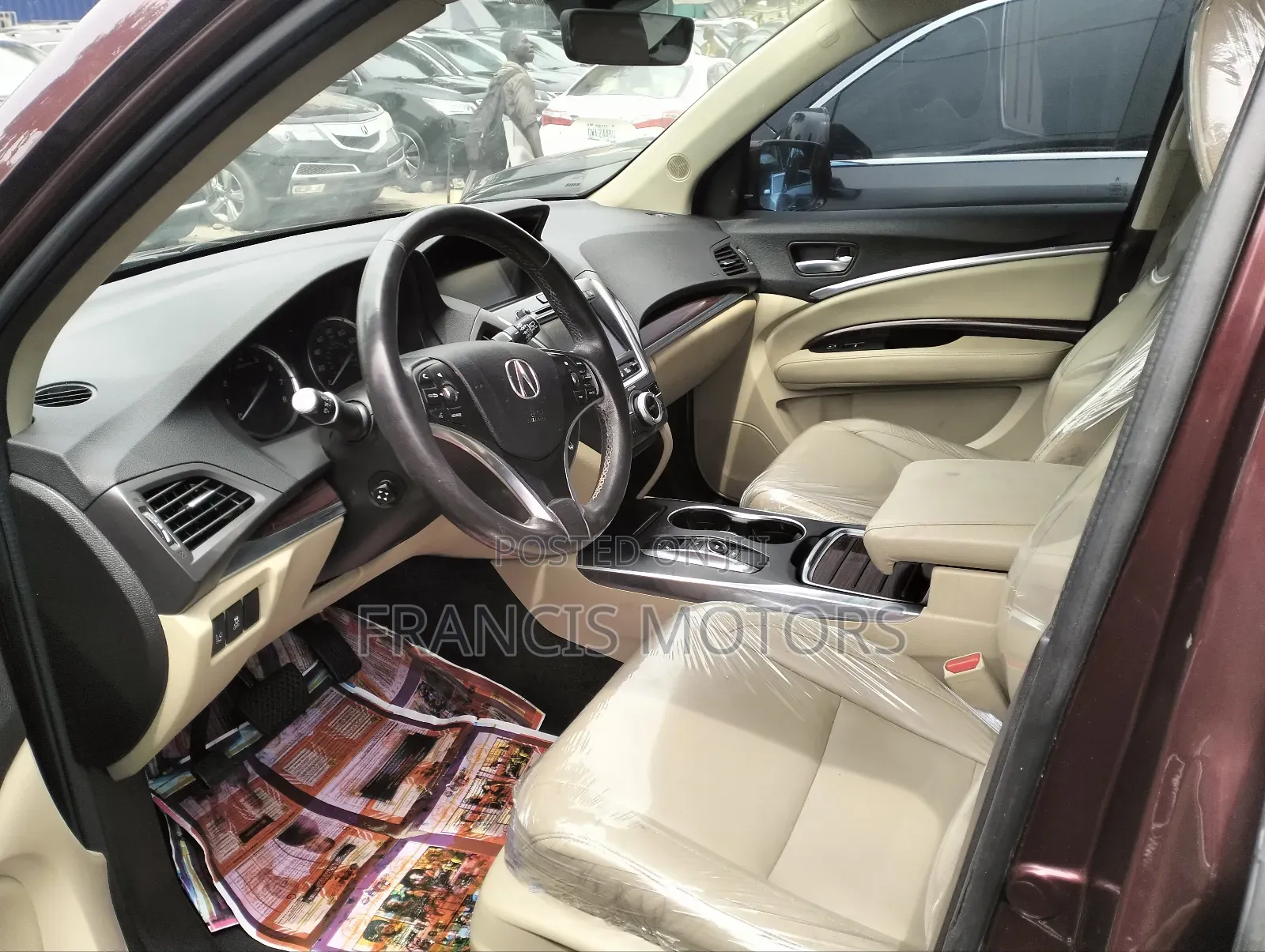 Acura MDX SH 4dr SUV AWD (3.5L 6cyl 9A) 2016 Burgundy