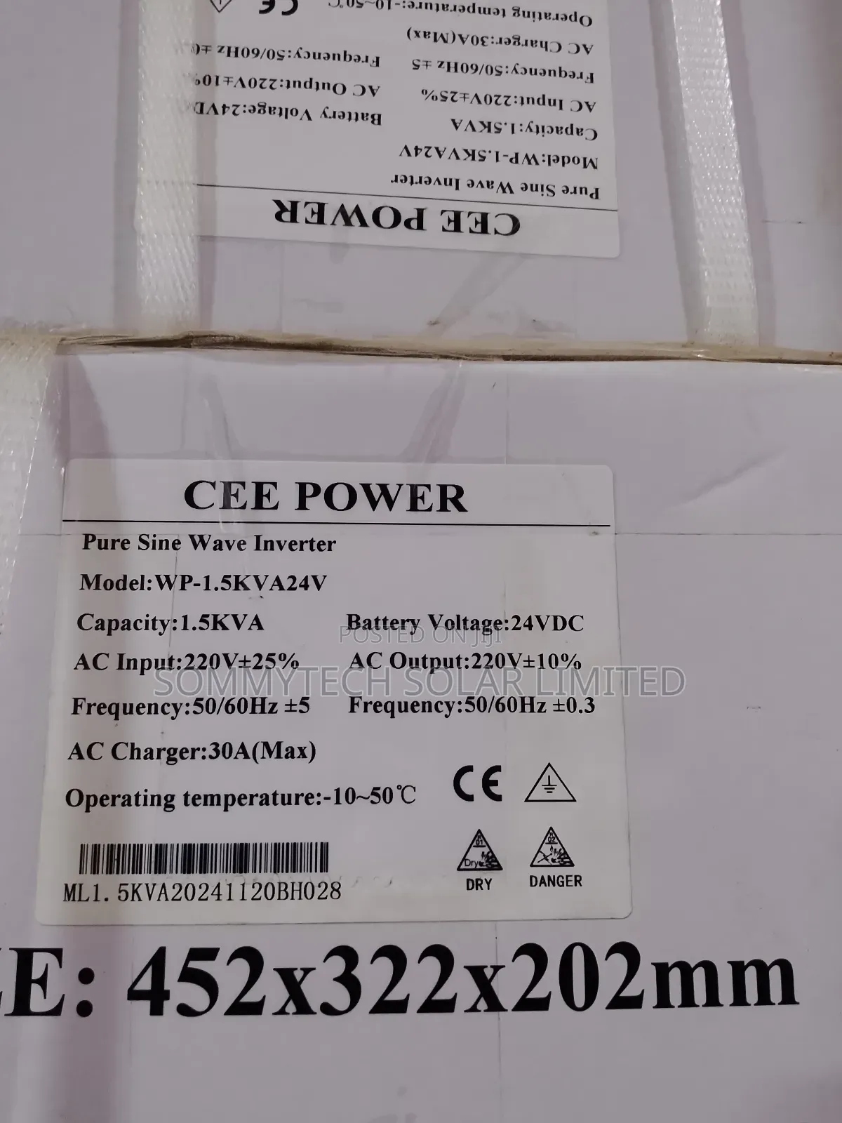 1.5kva 24v Ceepower Hybrid Inverter