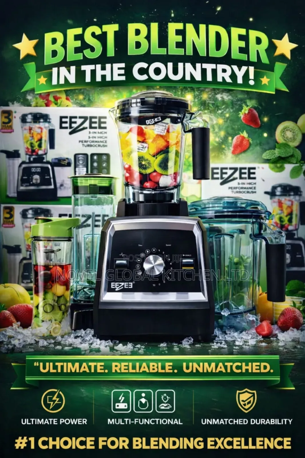 Easy 3in1 3l Turbocrush Blender