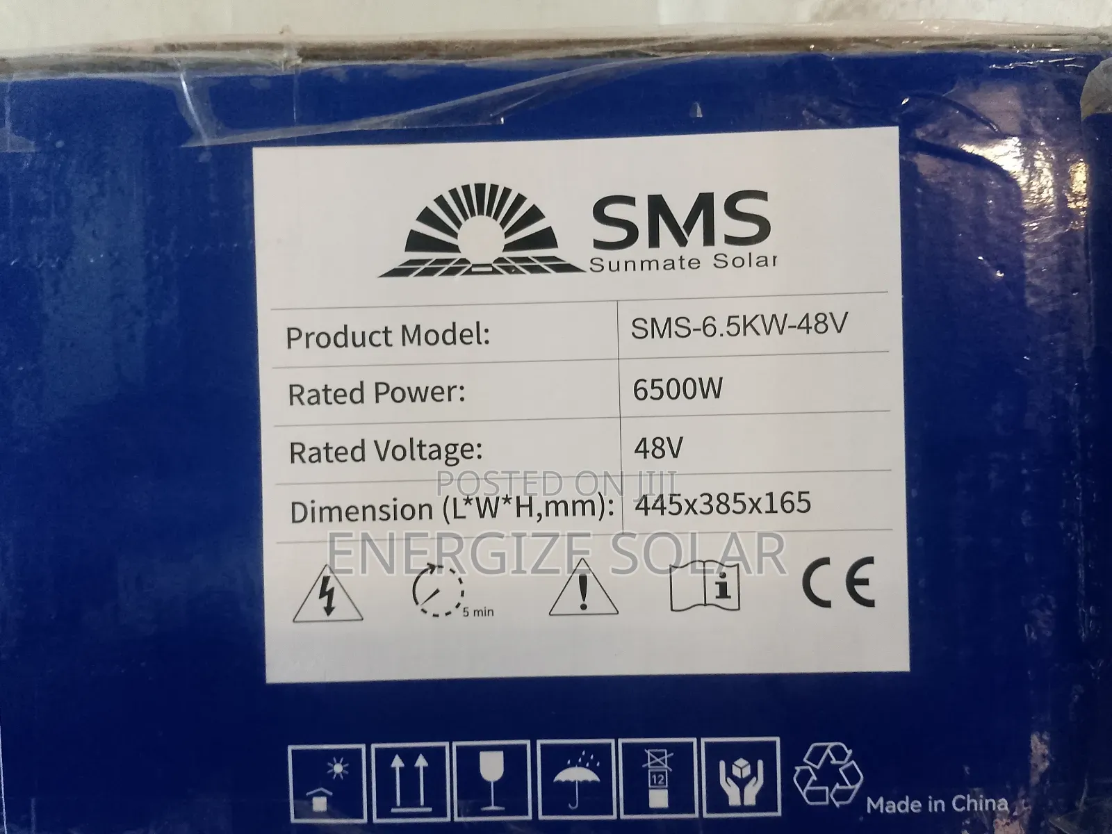 6.5kw 48v SMS Hybrid Inverter