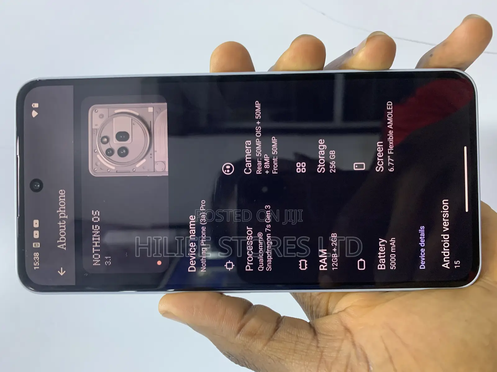 Nothing Phone 3a Pro 256 GB Gray