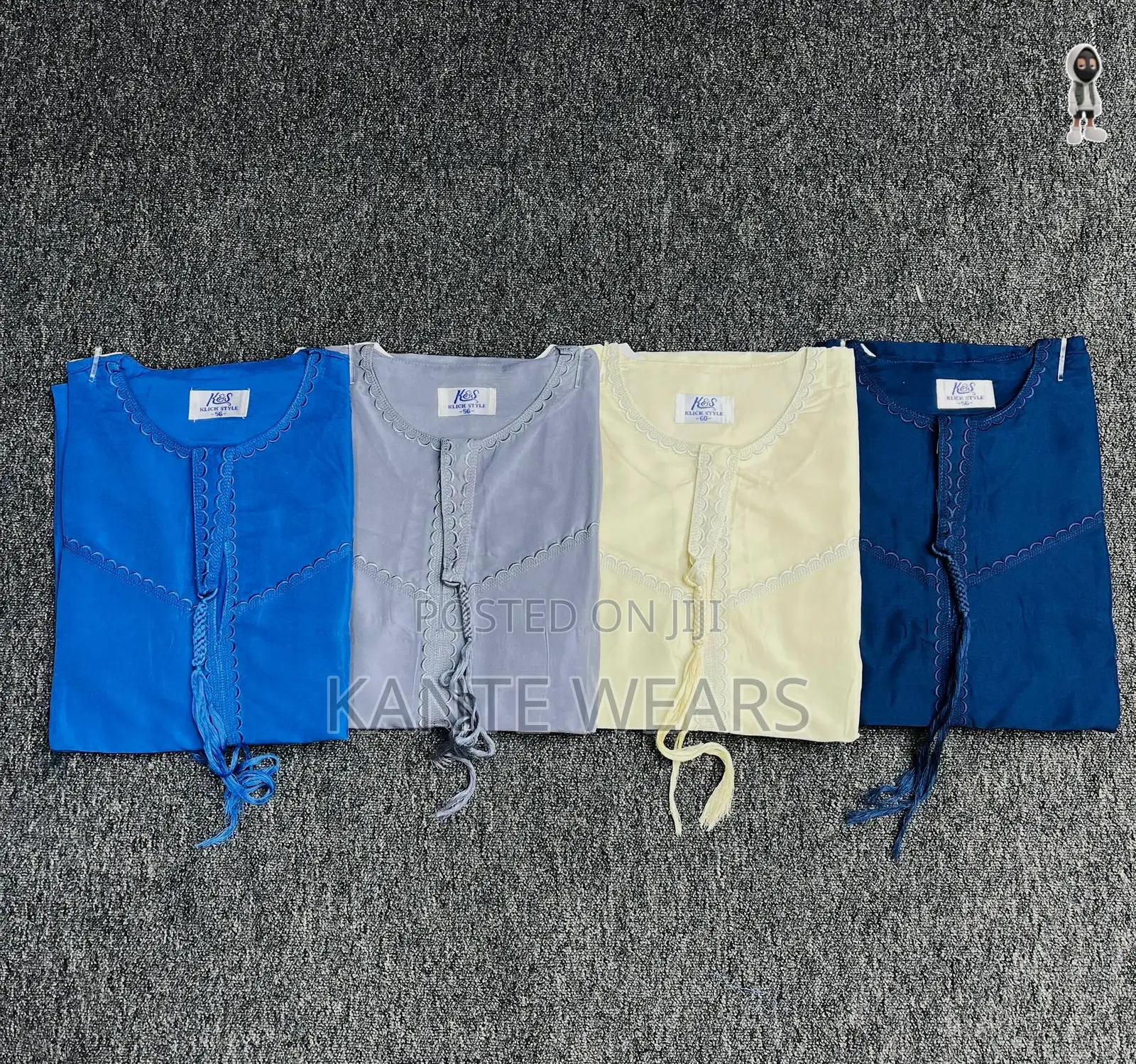 Cotton Jalabia Long Sleeve