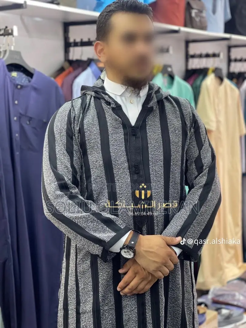 Luxury Long Sleeve With Cap Jalabia