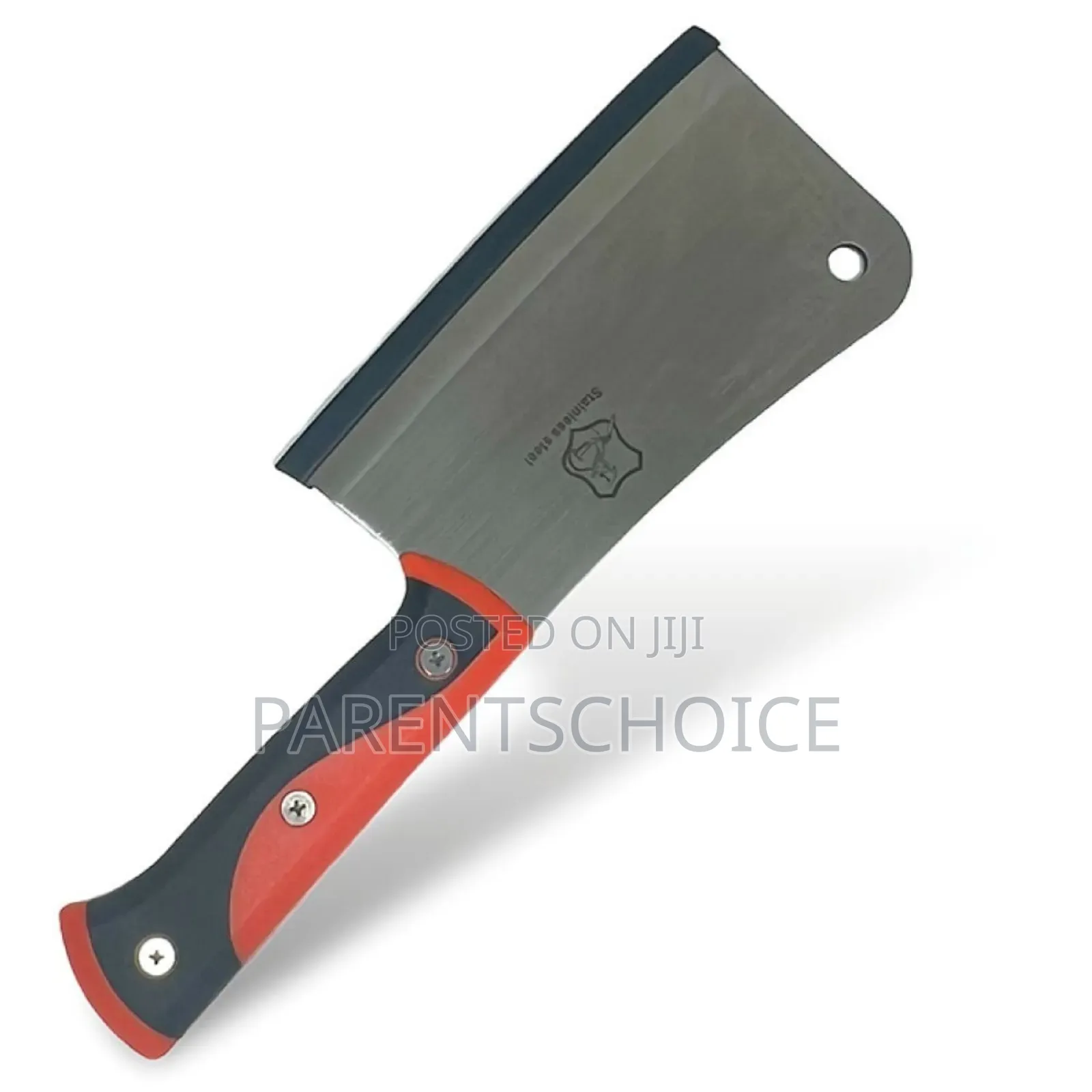 Kitchen Axe Stainless Steel Chopper Knife Silver