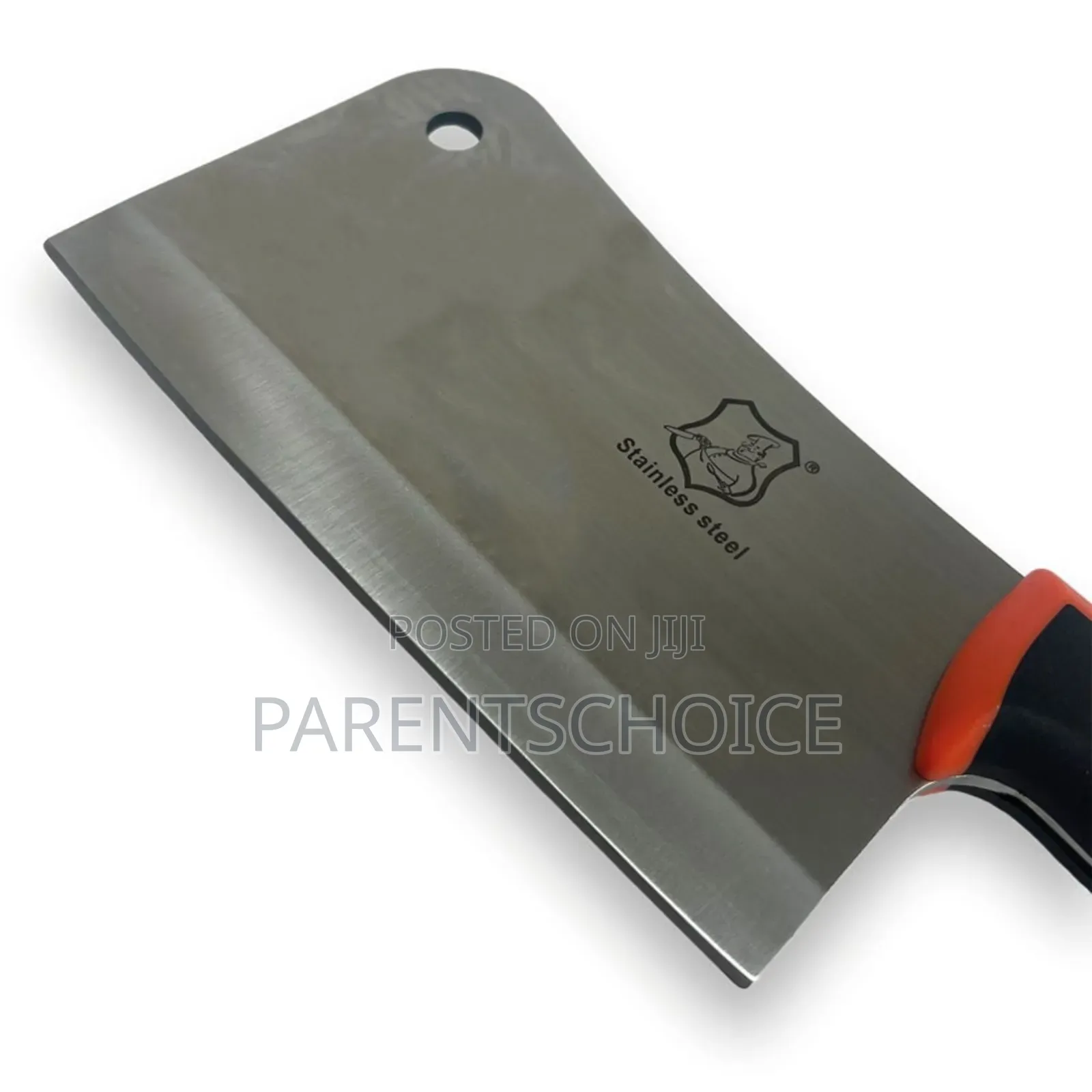 Kitchen Axe Stainless Steel Chopper Knife Silver