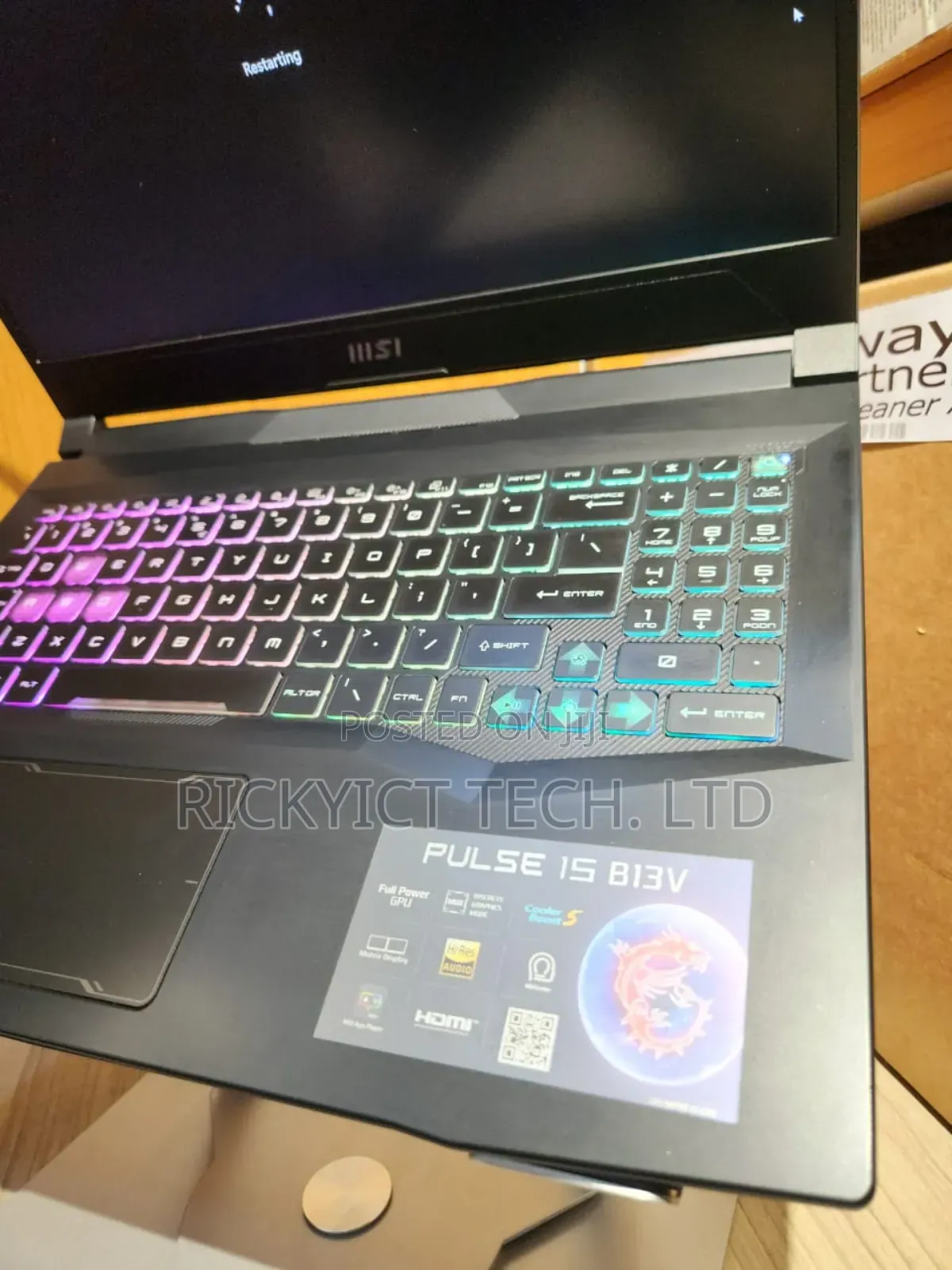 Laptop MSI Pulse GL66 16GB Intel Core i7 SSD 512GB