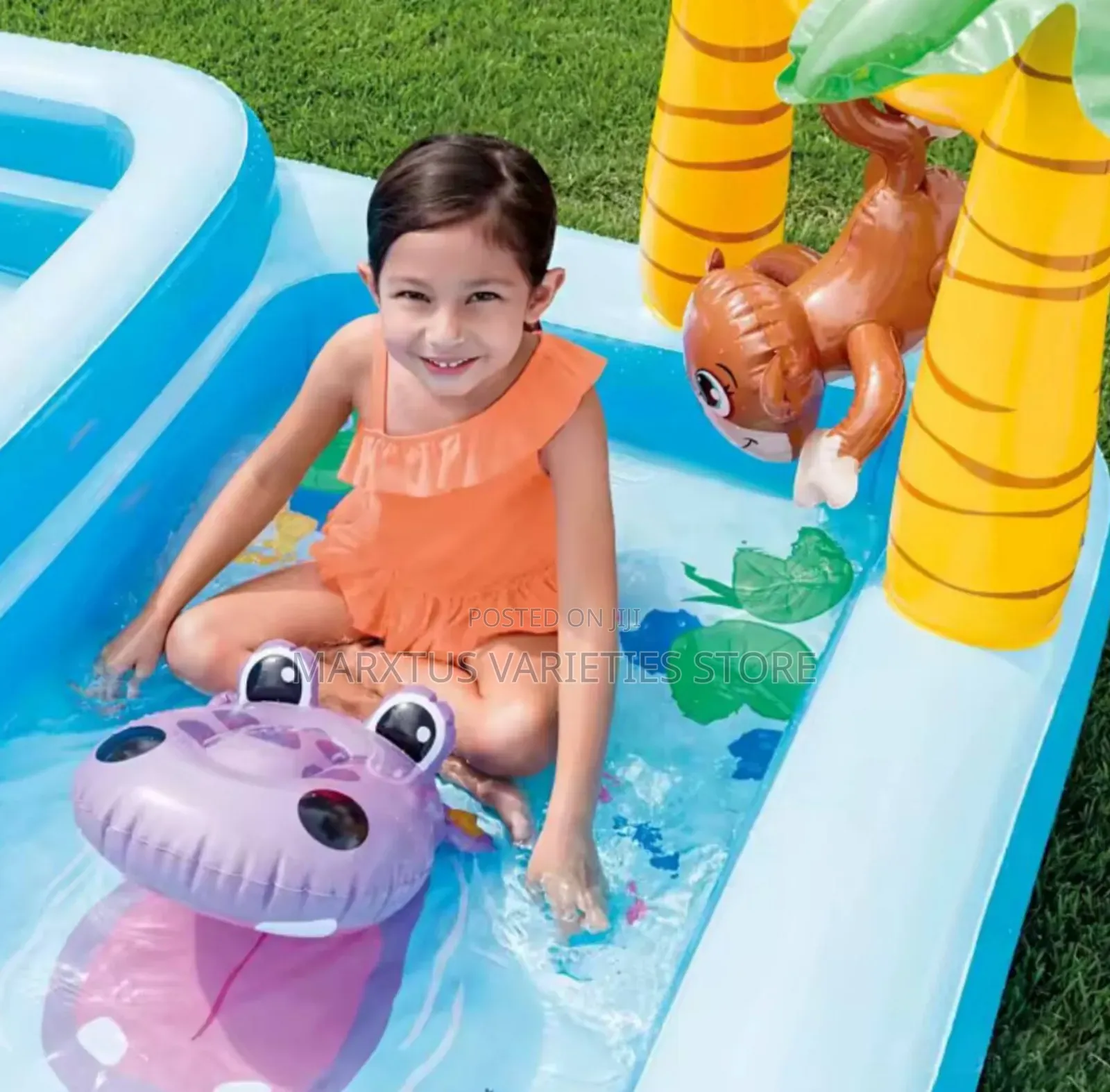 Crocodile Garden Water Slide Inflatable Bouncy Castle Pool