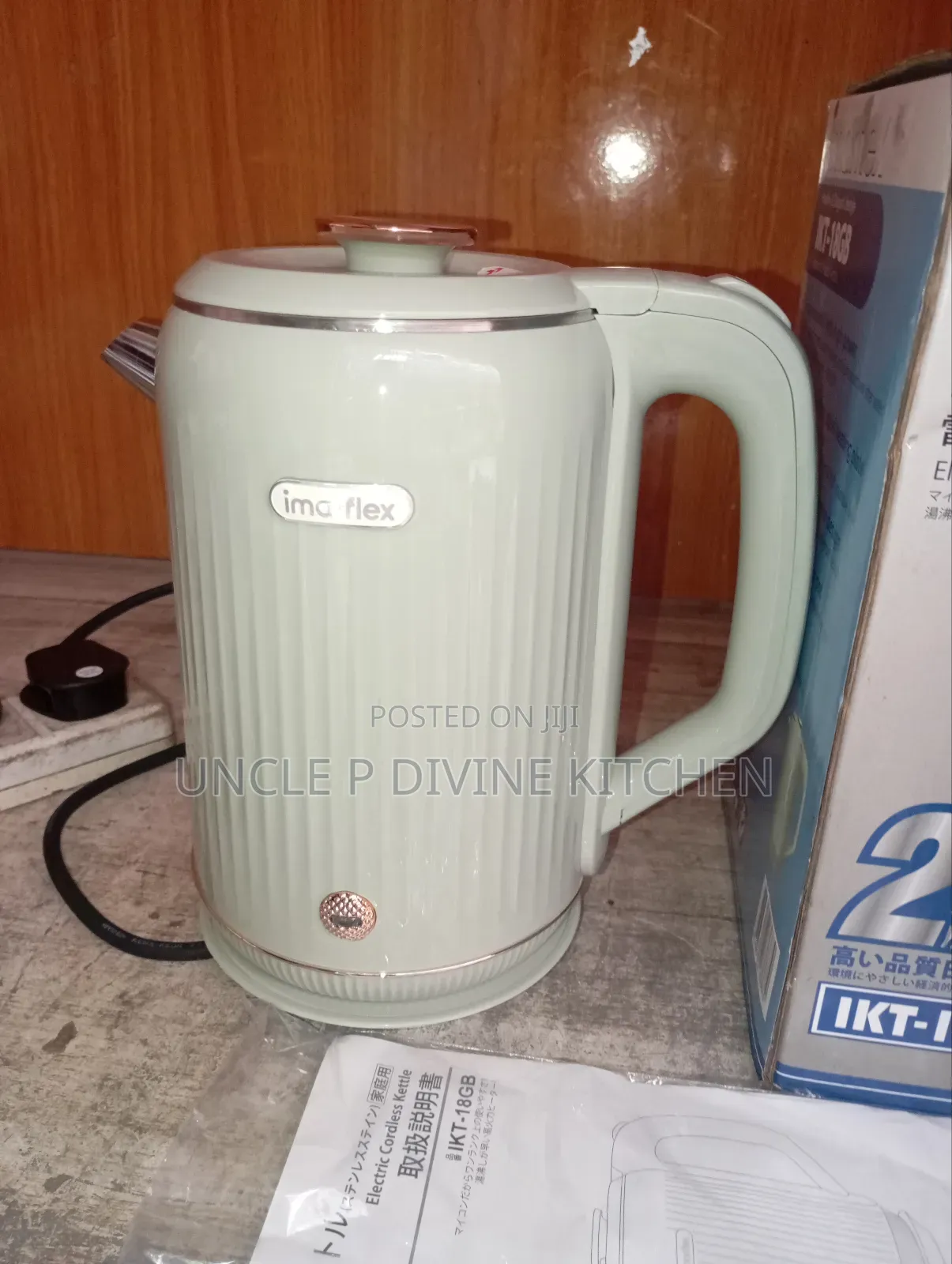 Imaeflex Ikt-18gb 1.8l Electric Cordless Kettle, 1500w.
