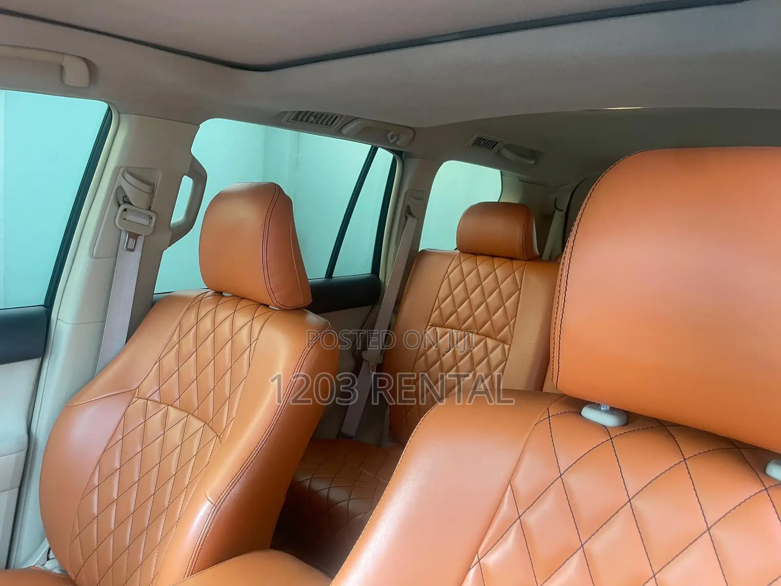 White Toyota Prado Now Available for Hire