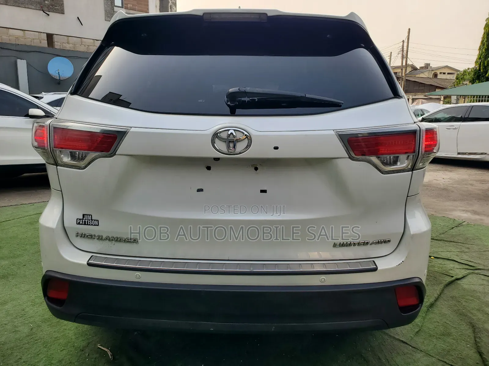 Toyota Highlander Limited V6 4x4 (3.5L 6cyl 6A) 2016 White