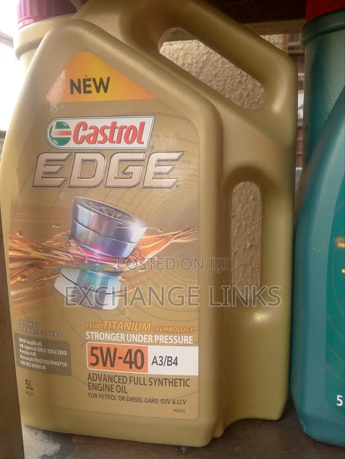 Castrol Edge 5w-40 Full Synthetic Oil 5l