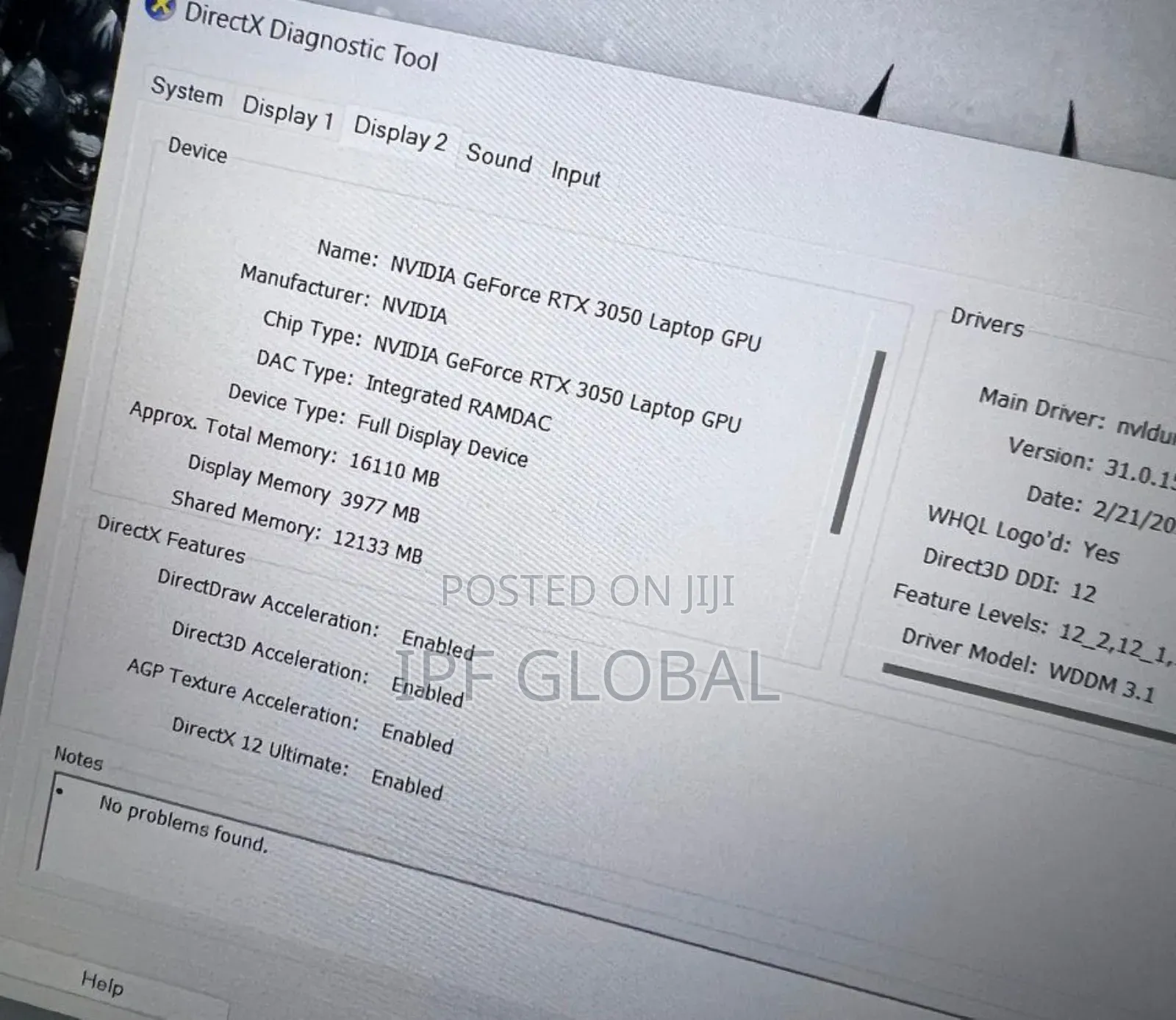 Laptop Asus TUF Dash F15 24GB Intel Core i5 SSD 512GB