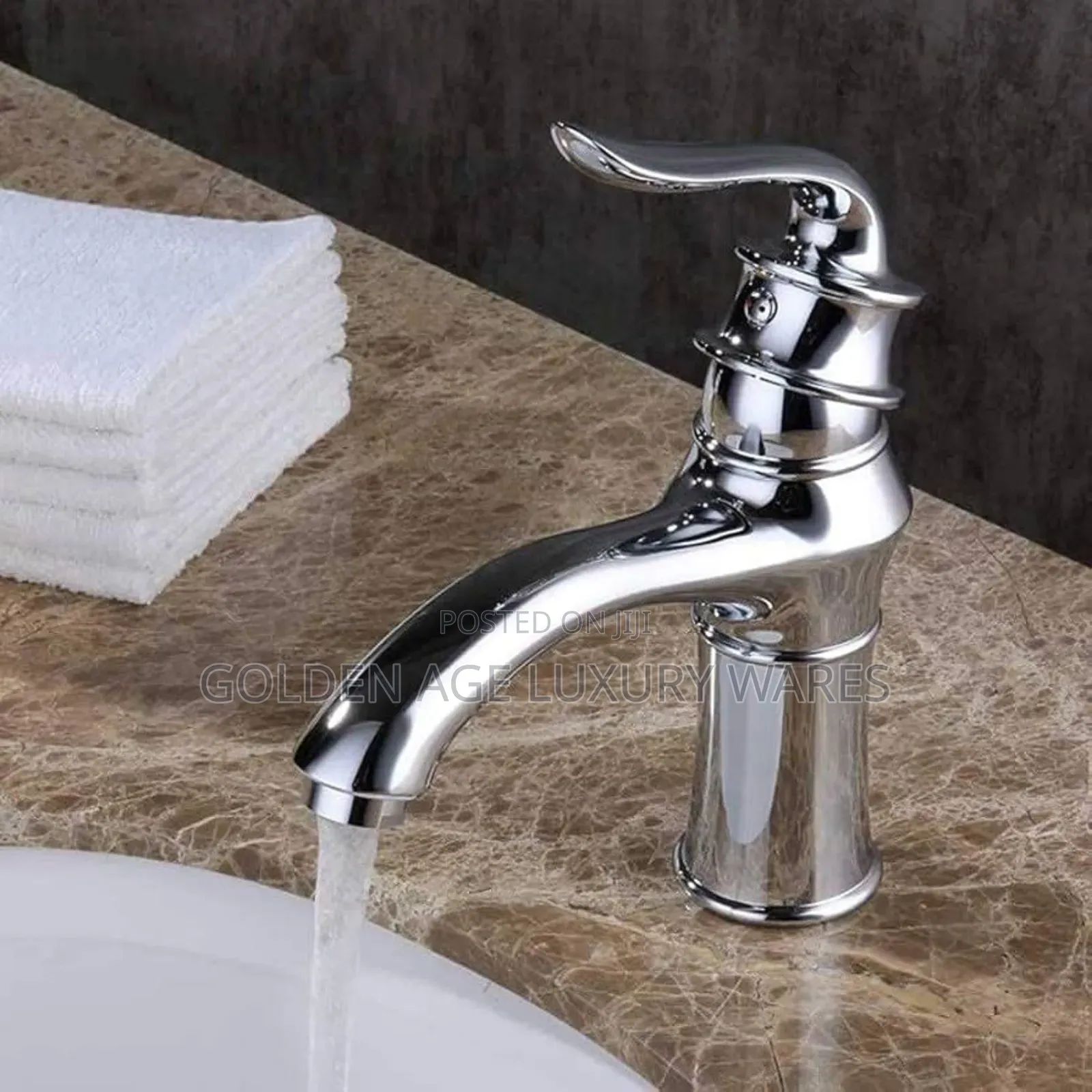 Hq13s Brass Basin Mixer Chrome Color