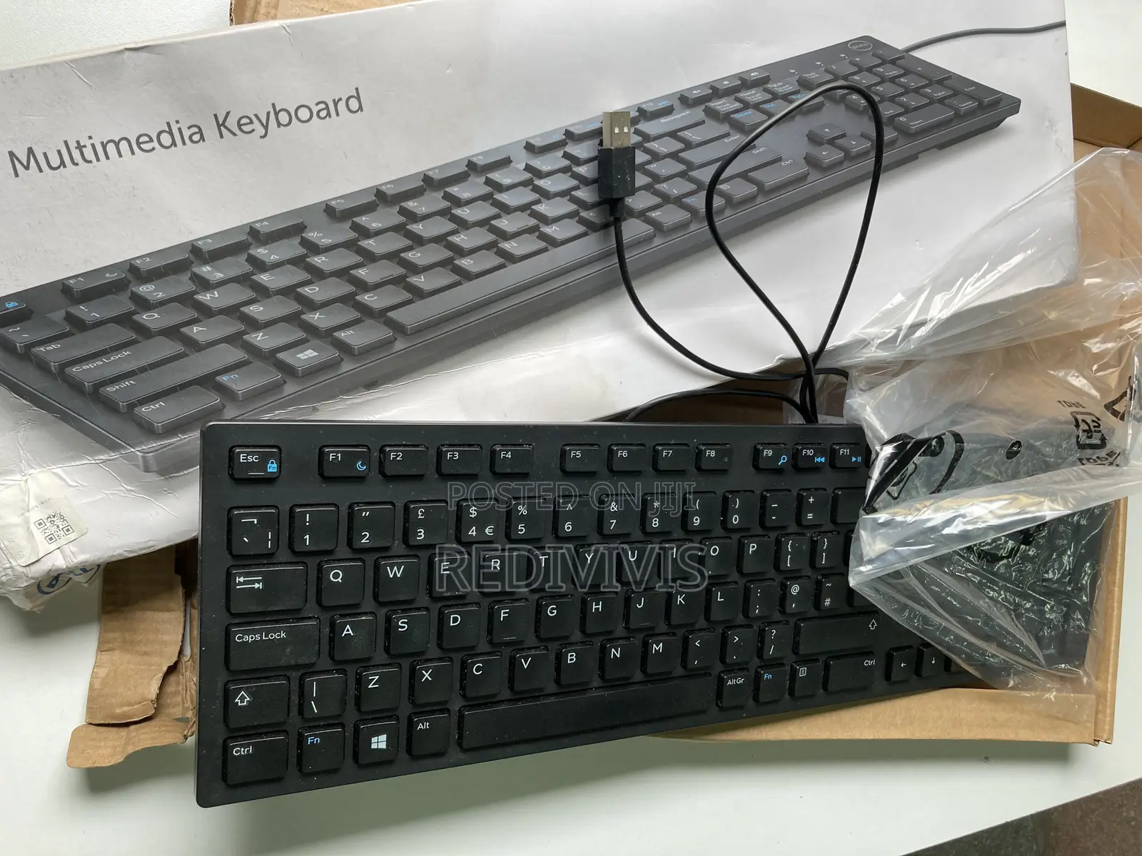 Dell Kb216 Wired Multimedia Usb Keyboard.