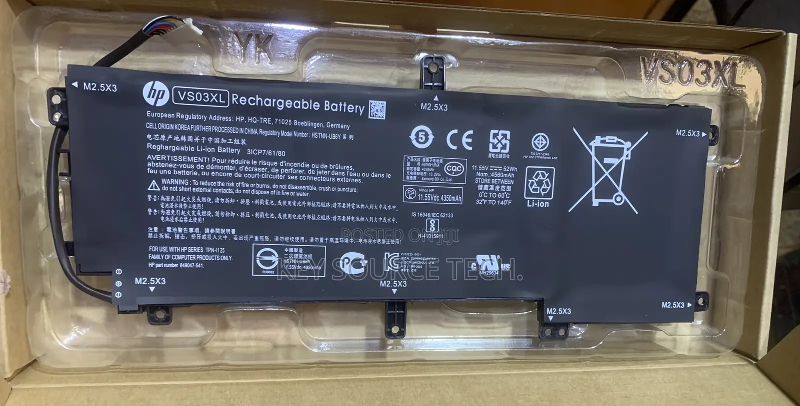 Vs03xl Laptop Battery for Hp Envy 15-As000 Series 15-As001ng