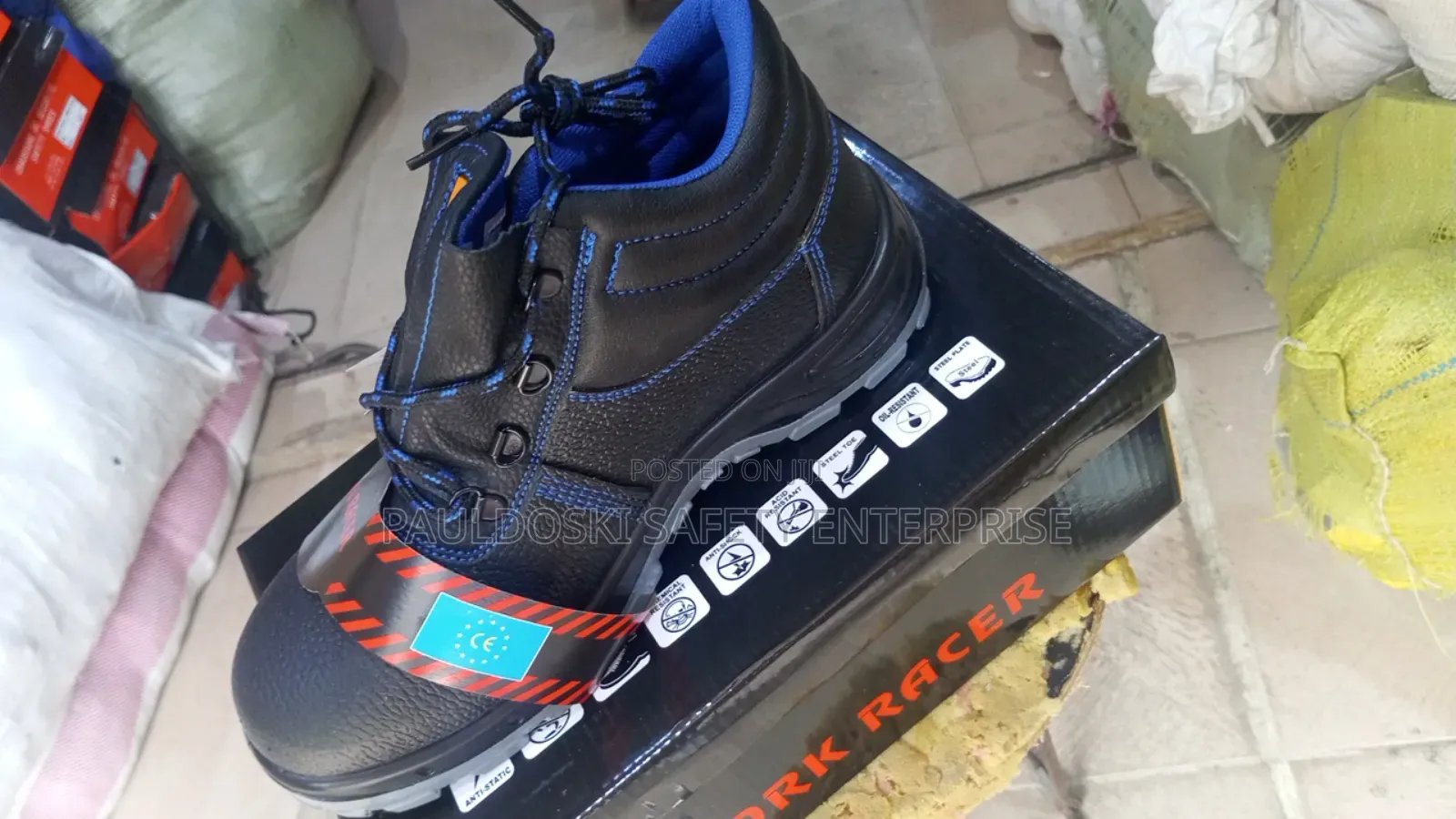 Work Race Safety Boot