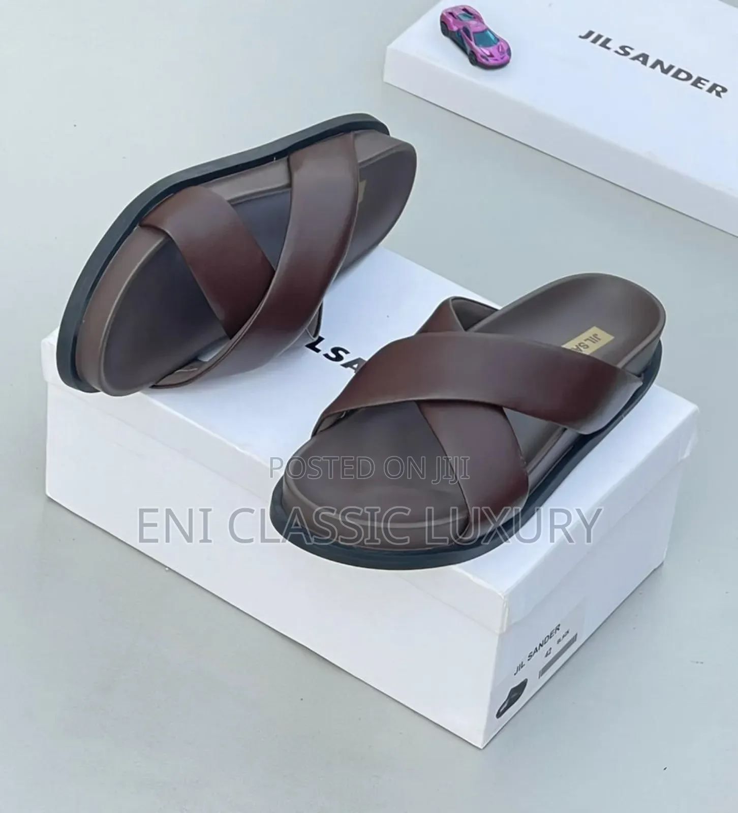 Prada Luxury Men's Slippers Well Banded Package
