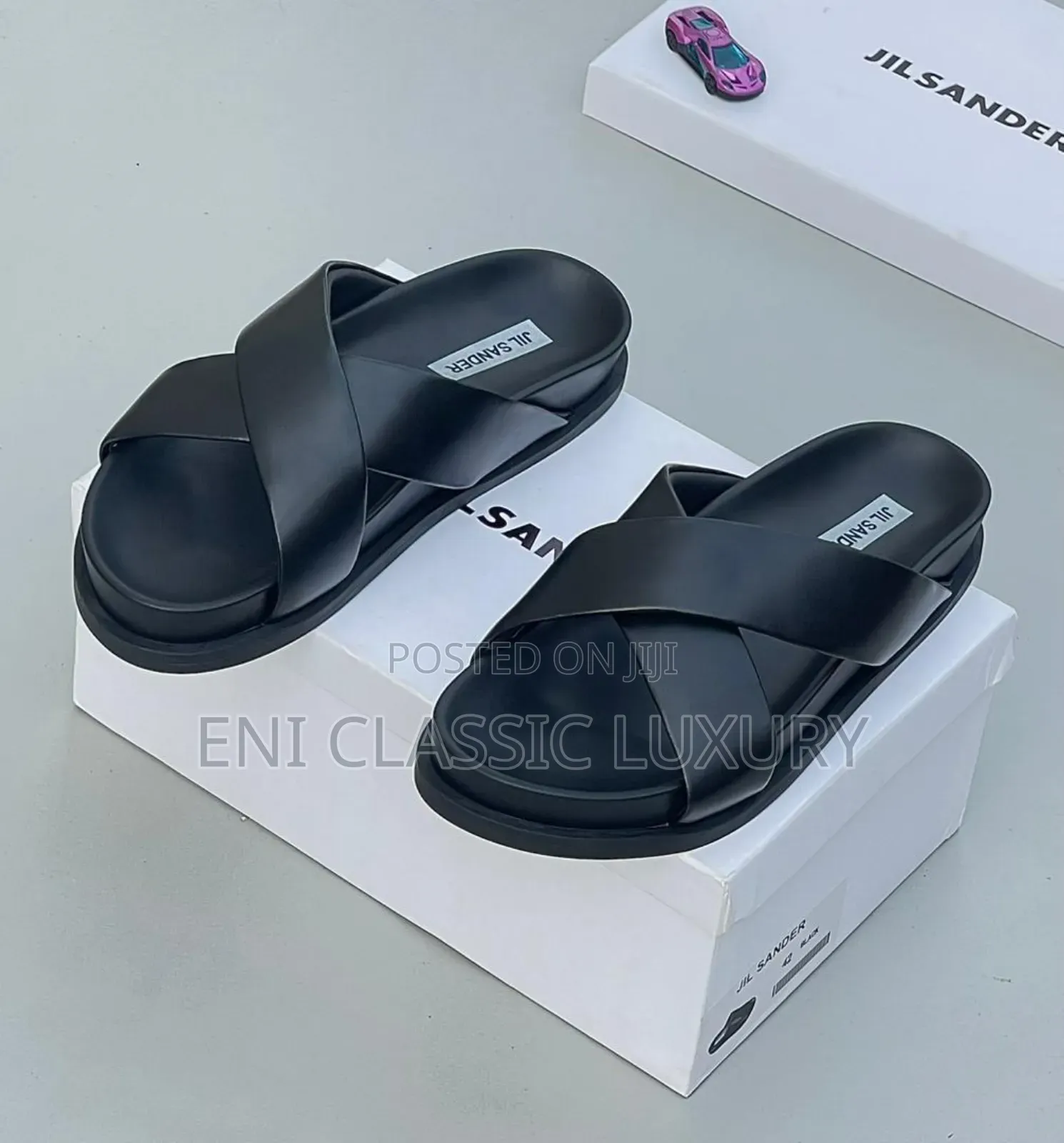 Prada Luxury Men's Slippers Well Banded Package