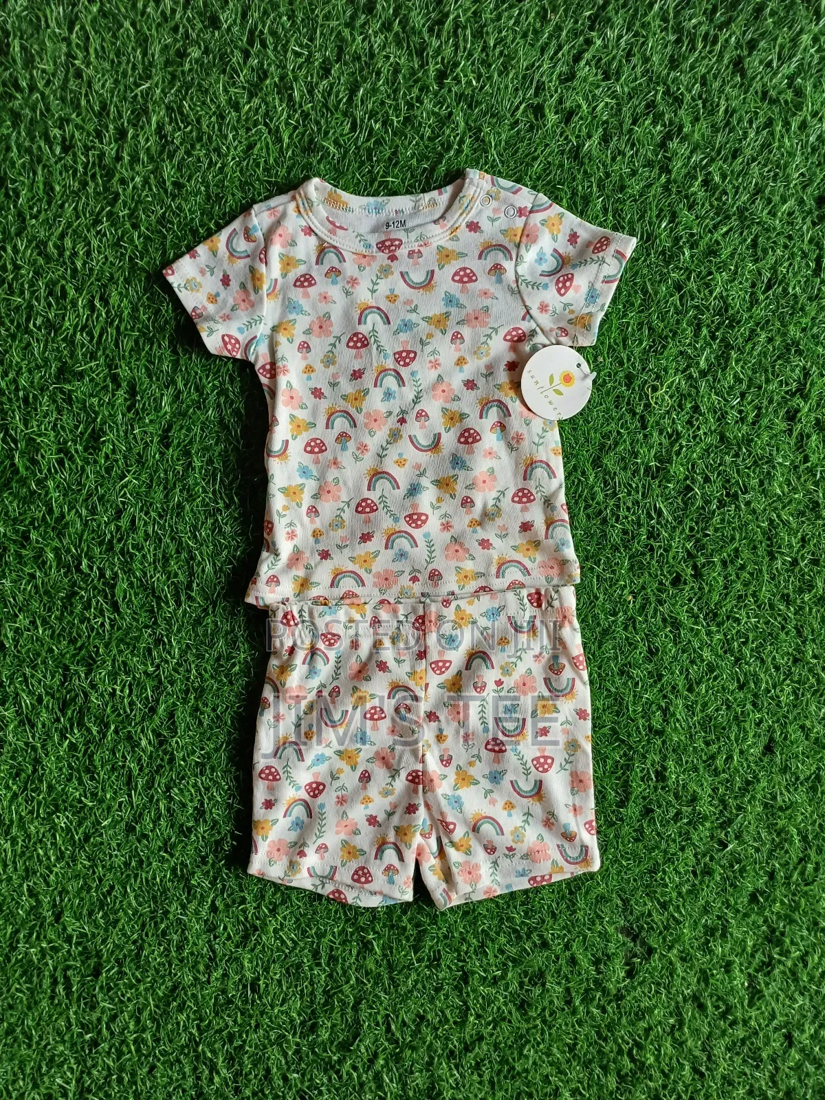 Baby 2pcs Sets With Head Band and Jumpsuits
