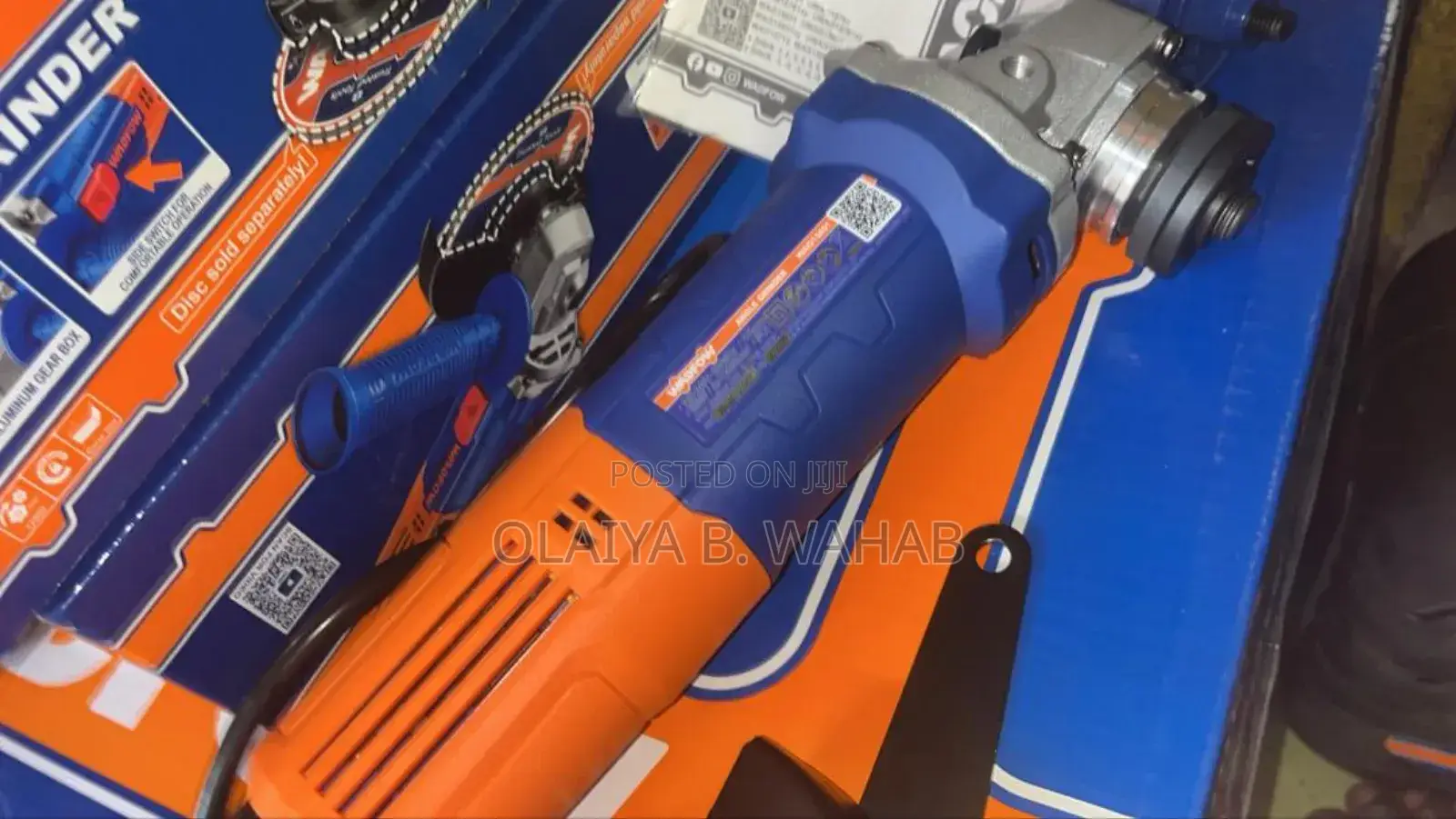 Wadfow 850w Angle Grinder 125mm 12,000rpm