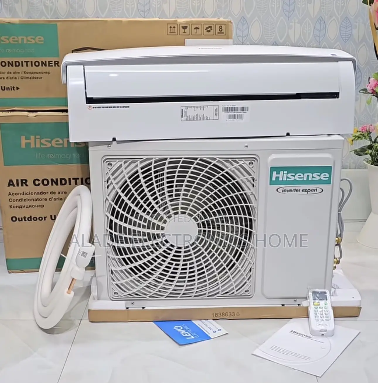 Hisense 2HP Inveter AC. 100% Copper Condenser. 10yrs Waranty