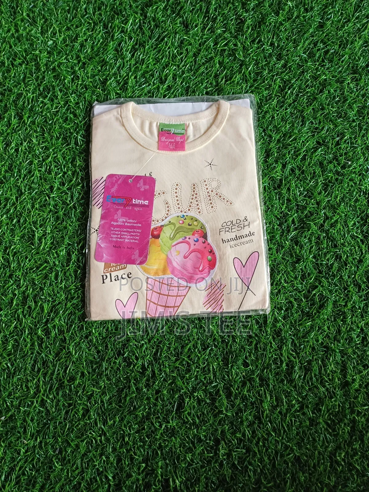 Baby Girl Icrecream Tops
