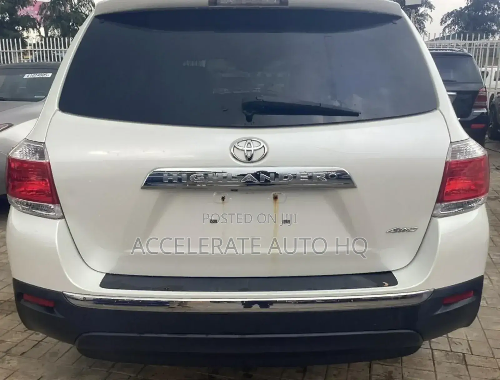 Toyota Highlander Limited 3.5l 4WD 2013 White