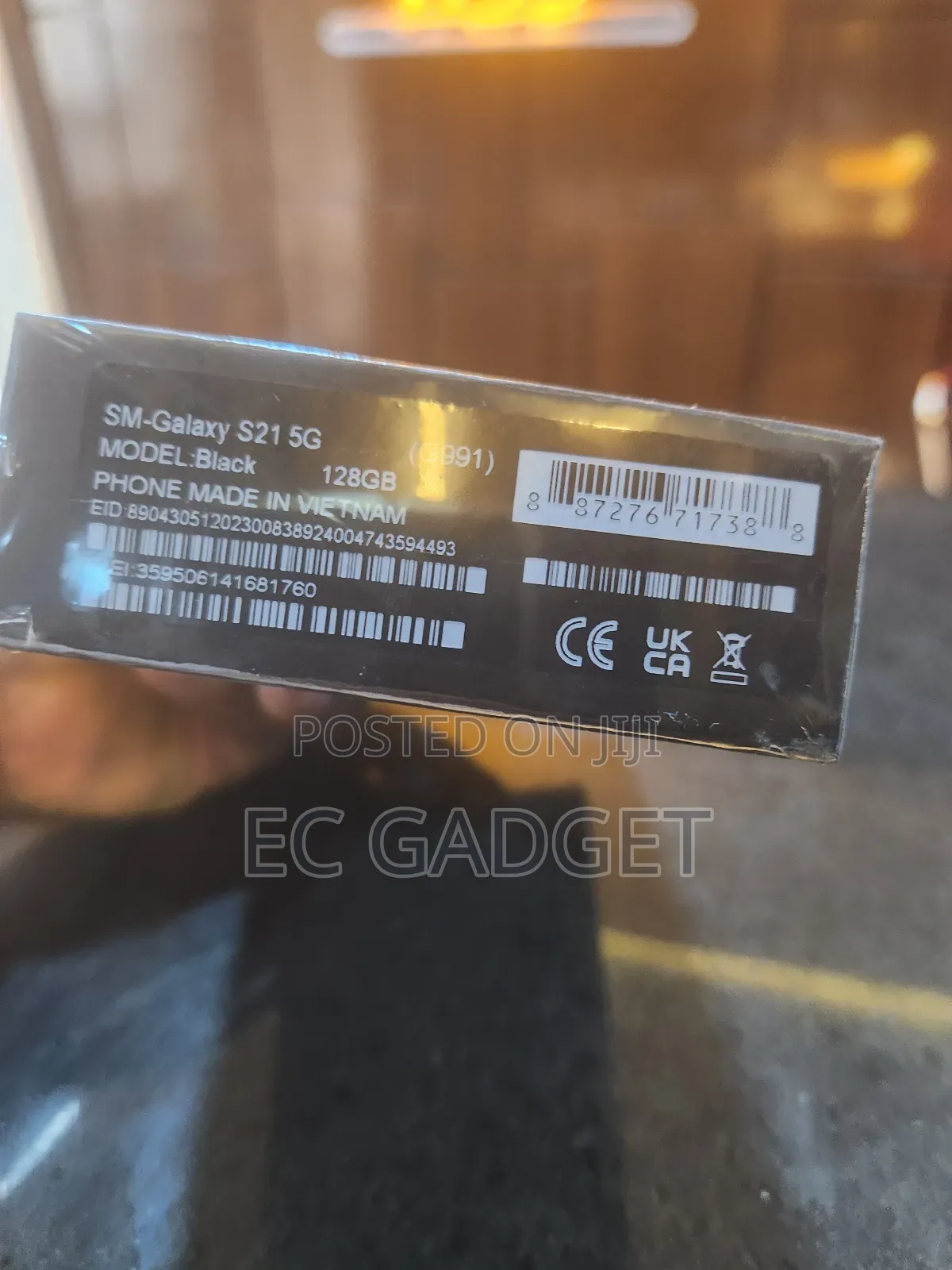 New Samsung Galaxy S21 5G 128 GB Black