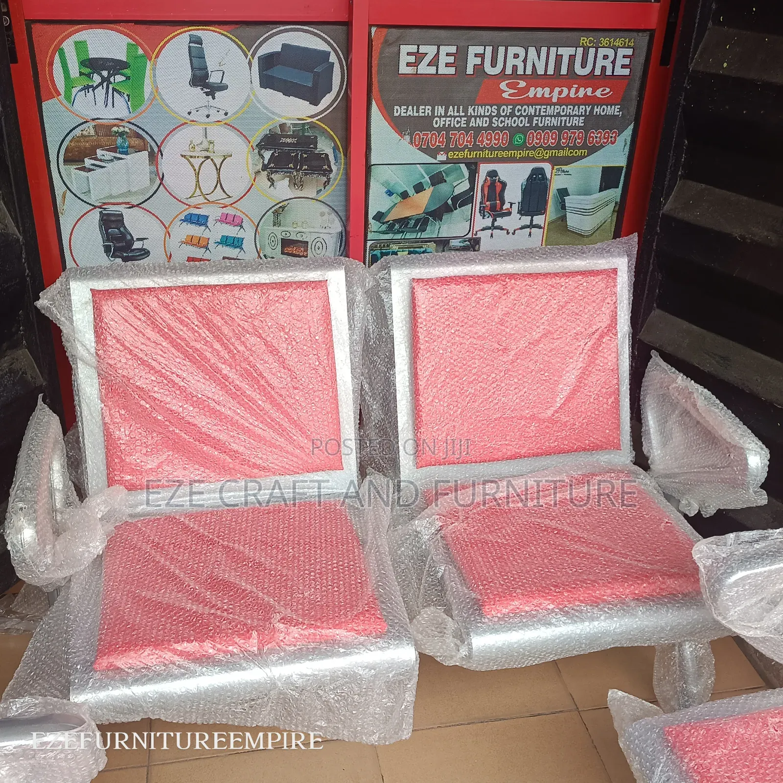 1unit 2seaters and 2units Single Seater Guest Chair