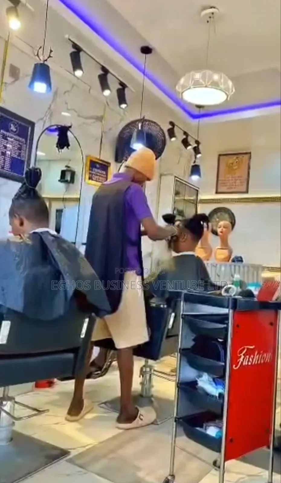 Unisex Salon Up for Sale at Okhoromi Off Airportroad Call
