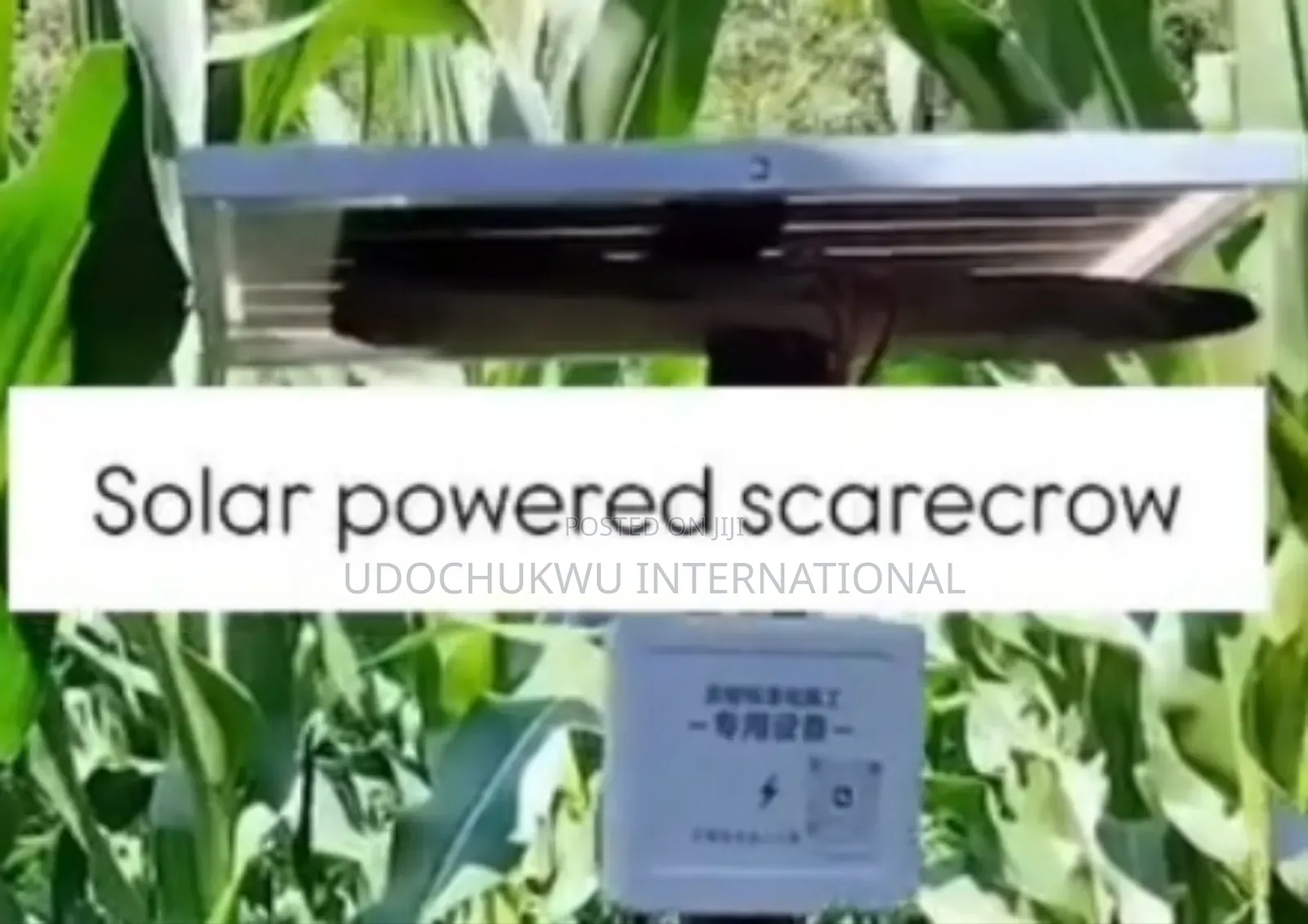 Solar Scarecrow Machine