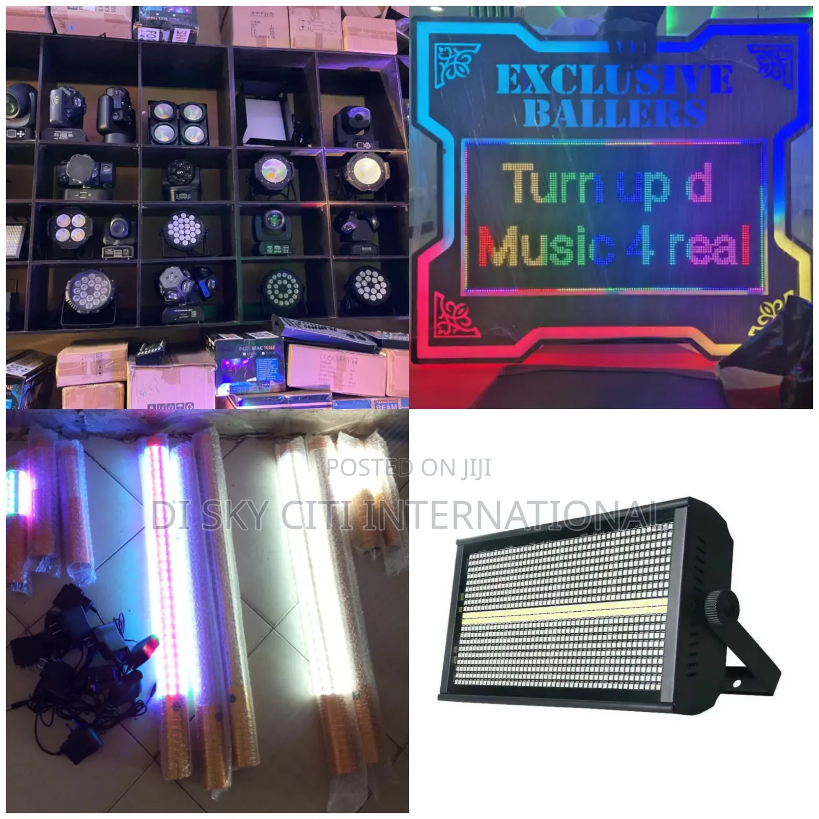 Led Stage Percans, Champagne Light and Strobe Etc