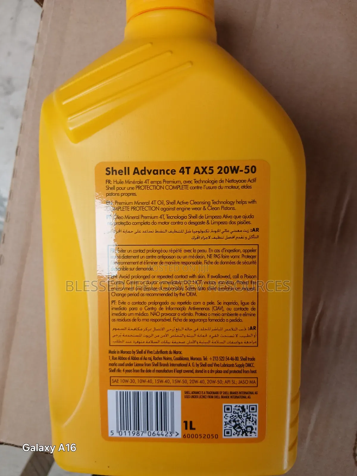Shell Engine Oil 20w50 1litres