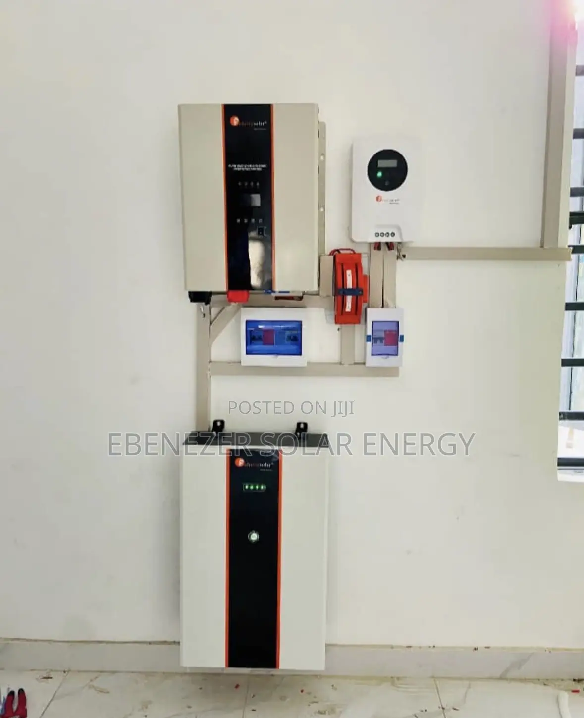 10kwh Lithium Battery Full Setup With 7.5kva Inverter/10pic 550w