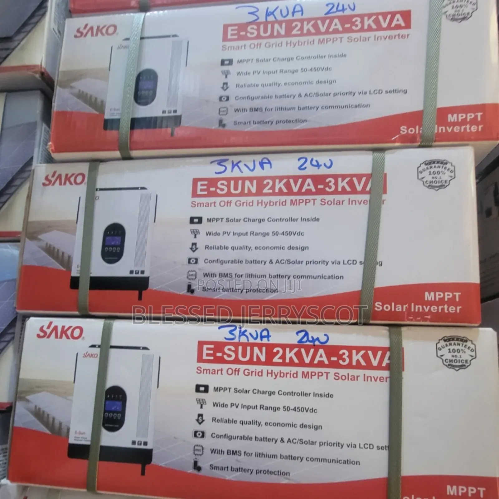 Sako 3kva 24v Hybrid Solar Inverters Available in Stock.