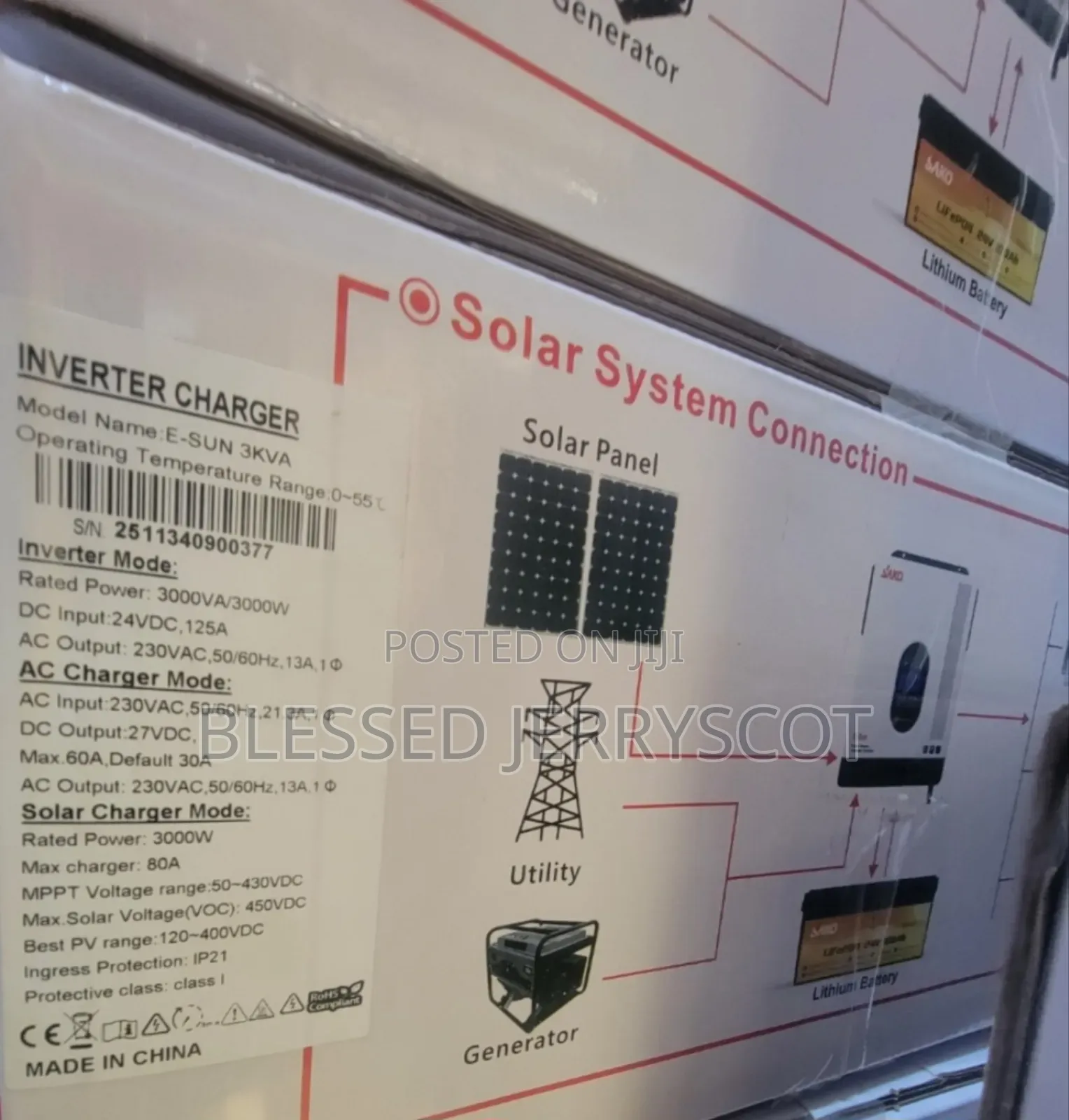 Sako 3kva 24v Hybrid Solar Inverters Available In Stock.