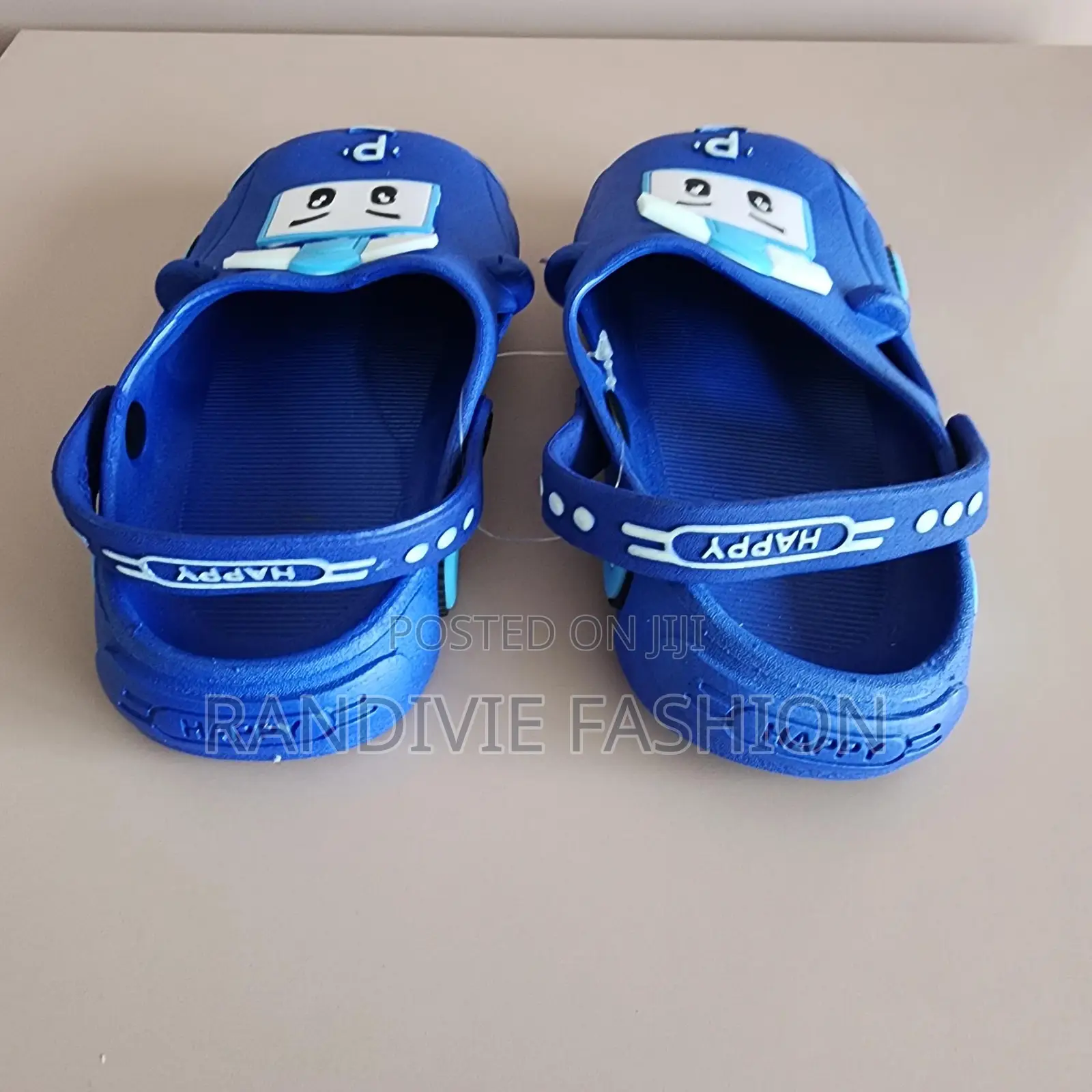 Car Pvc Slippers [Blue]