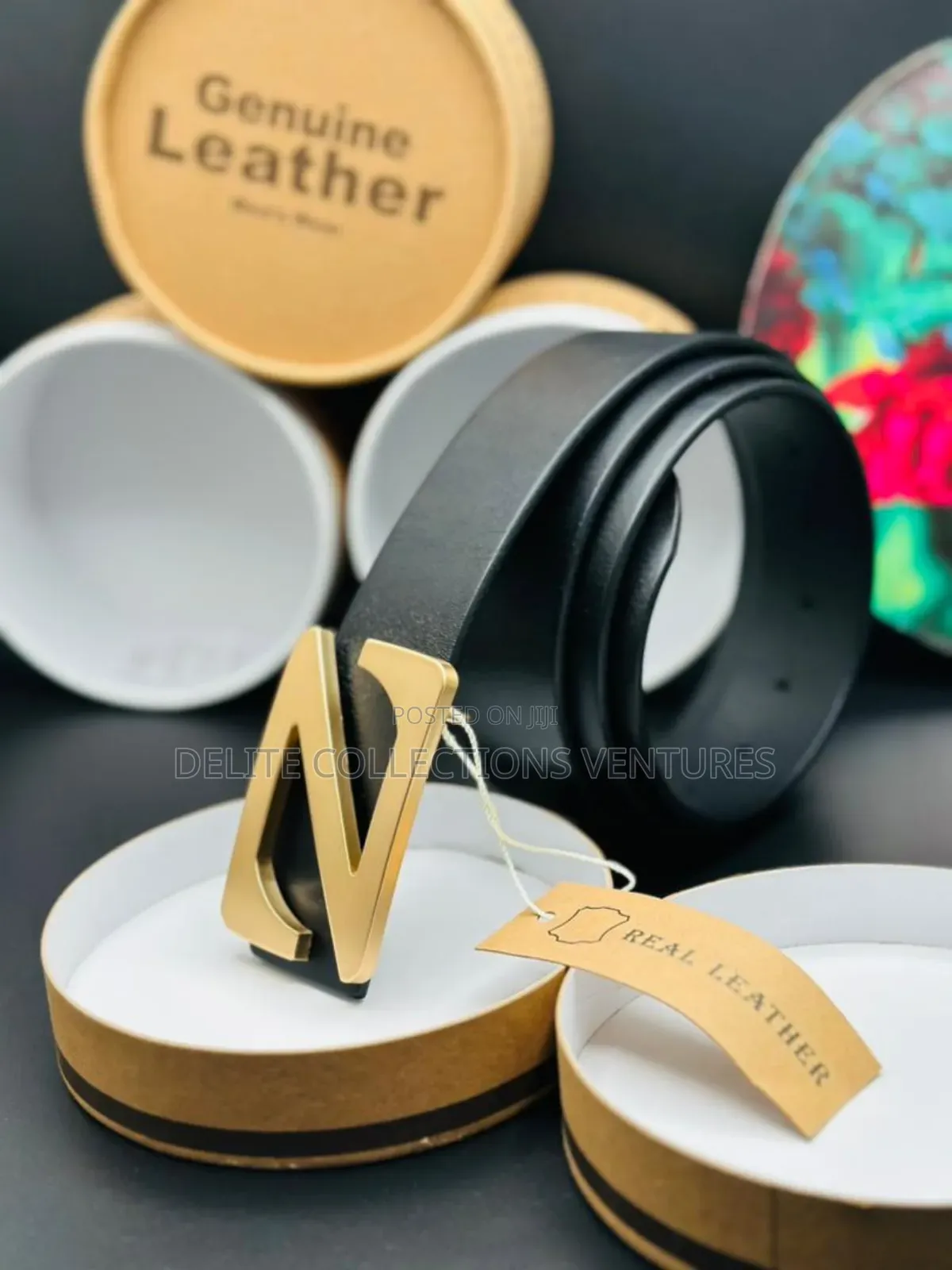Premium Leather Belts With Box